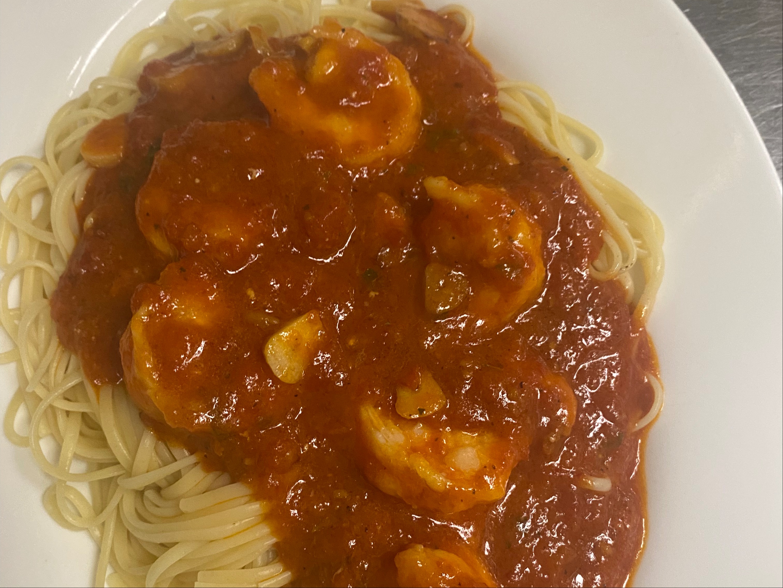 Shrimp Marinara.