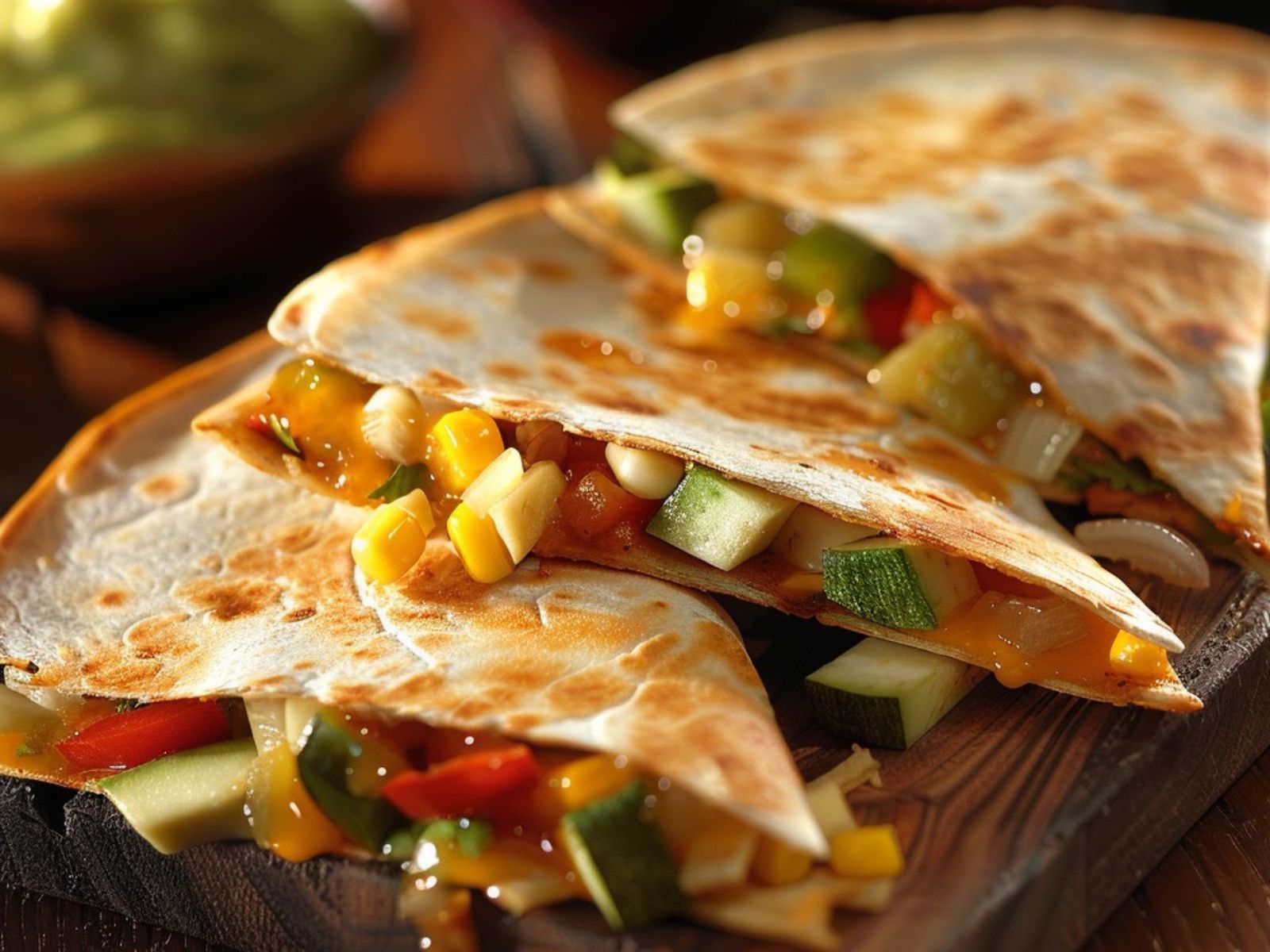 Veggie Quesadilla.
