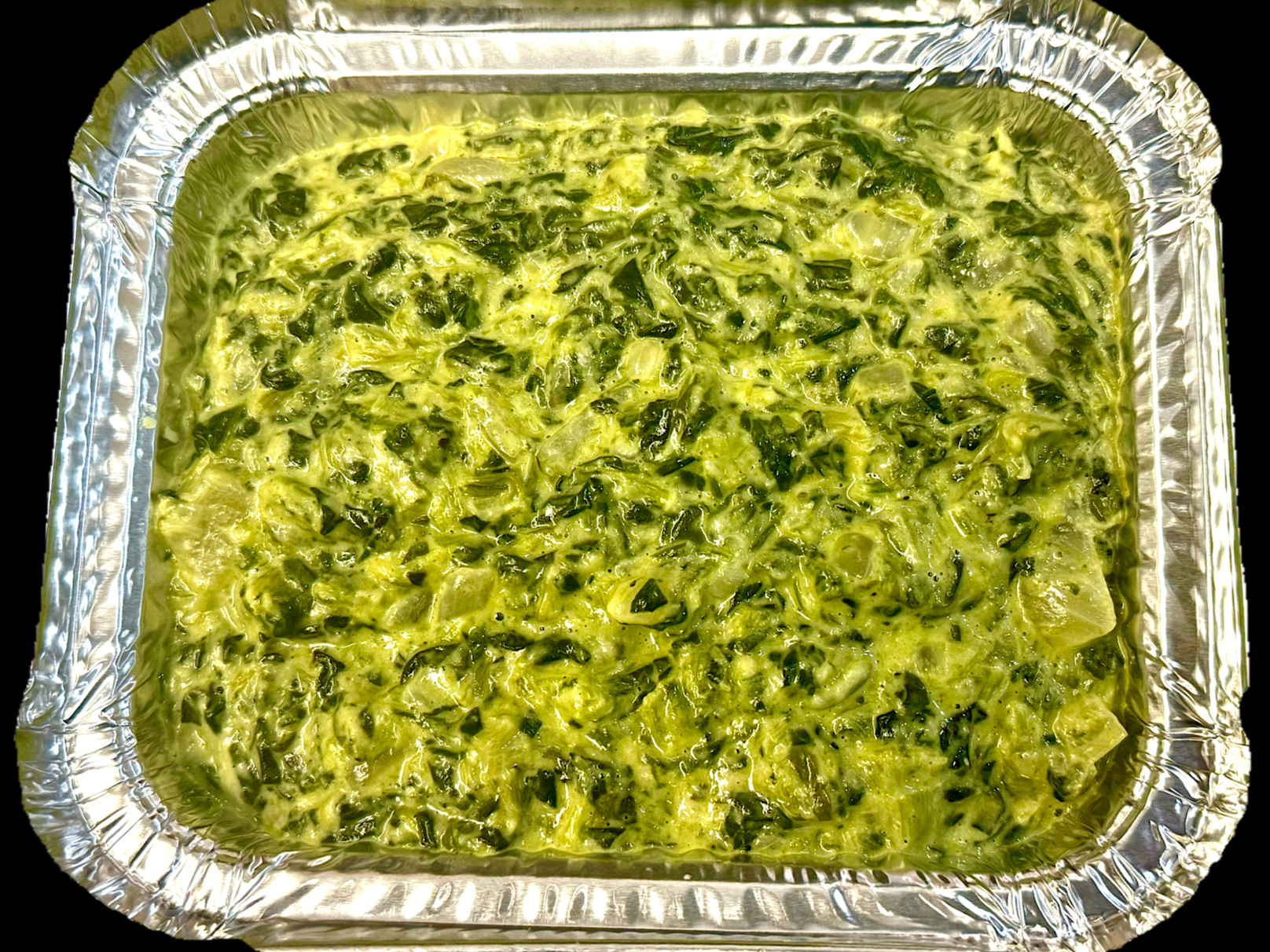 Homemade Creamed Spinach.