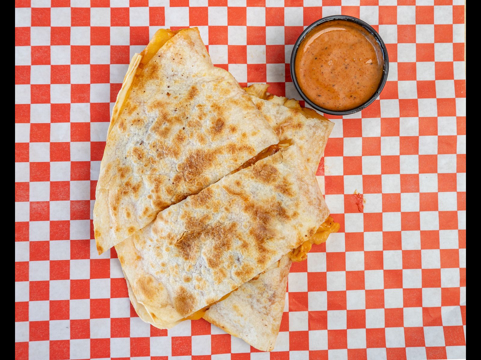 Cheese Quesadilla.