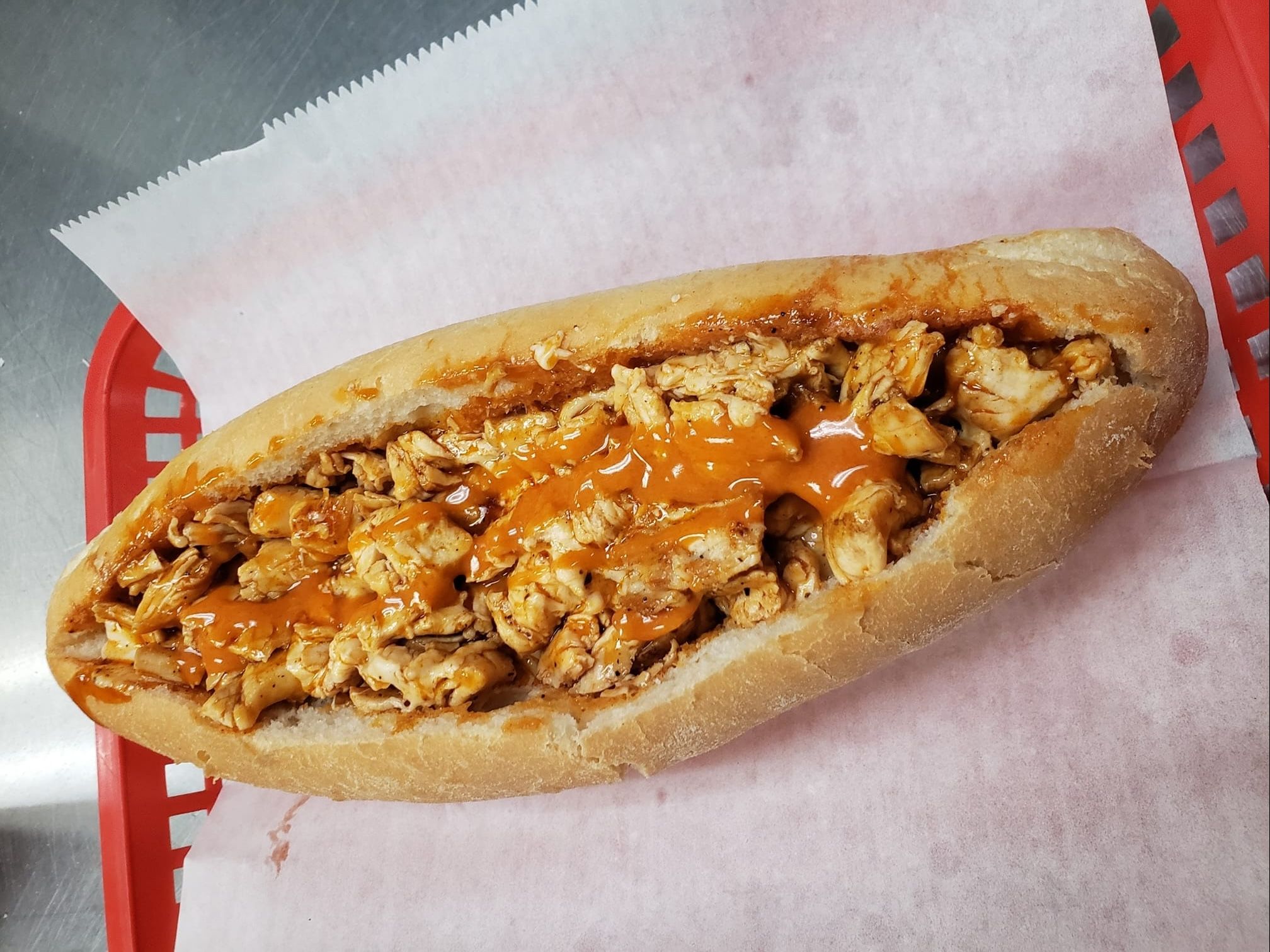 Buffalo Chicken Cheese Steak Sub