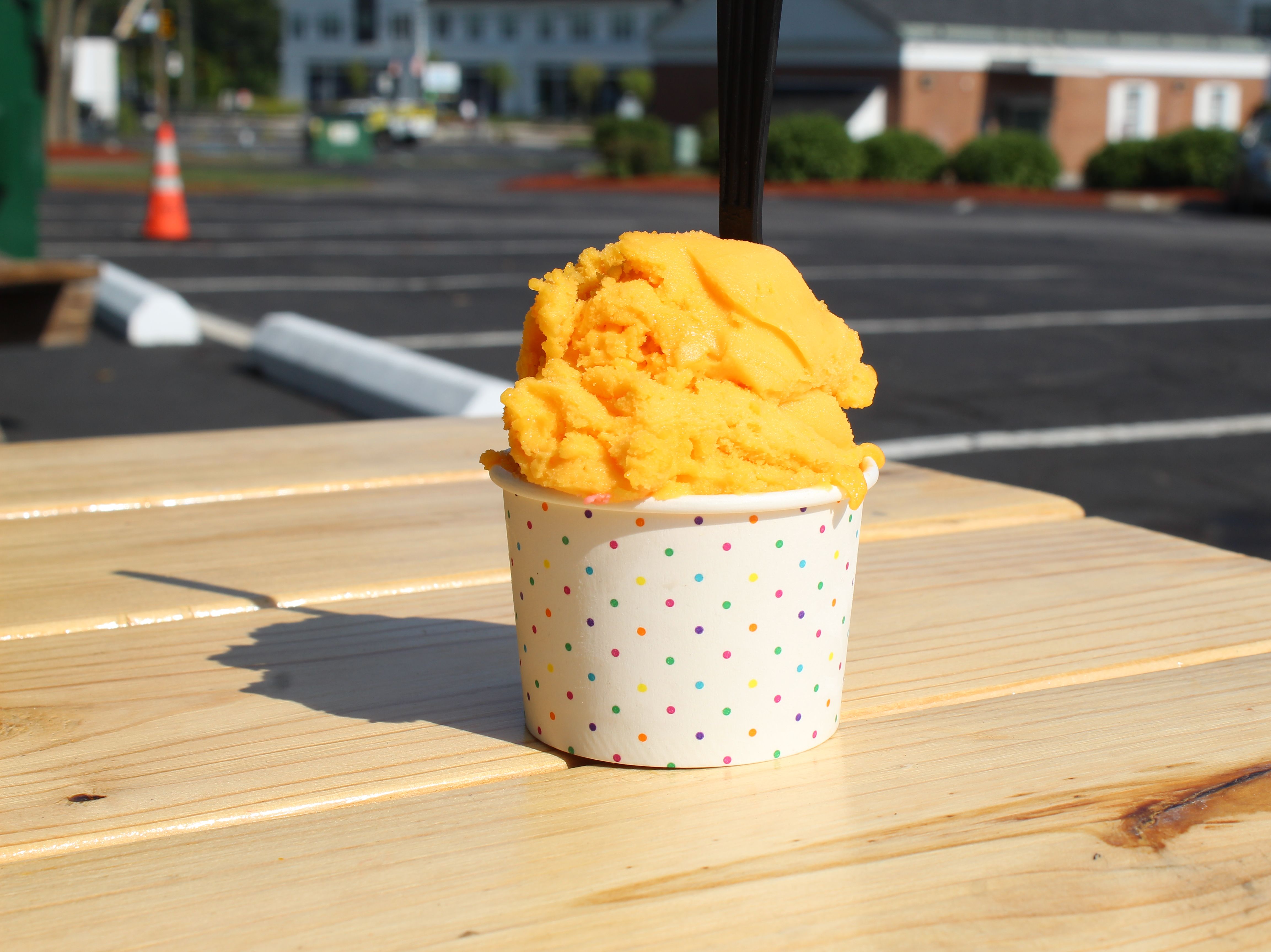 Mango Sorbet.