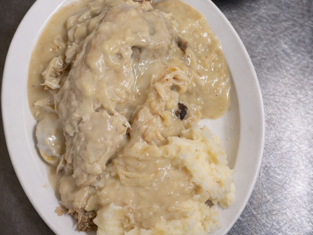 Fresh Roasted Turkey With Dressing.
