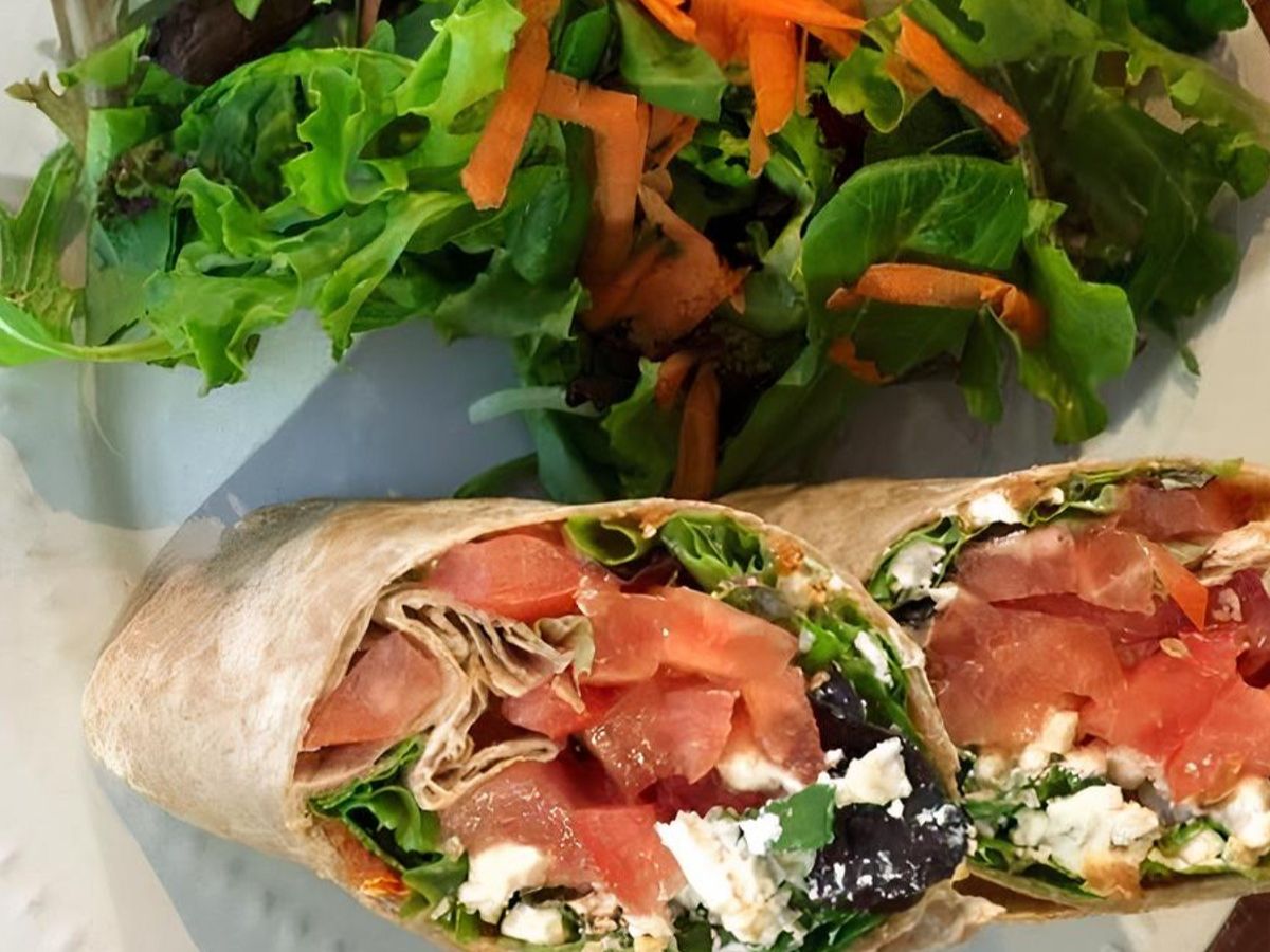 #32. Mediterranean Goat Cheese Wrap.