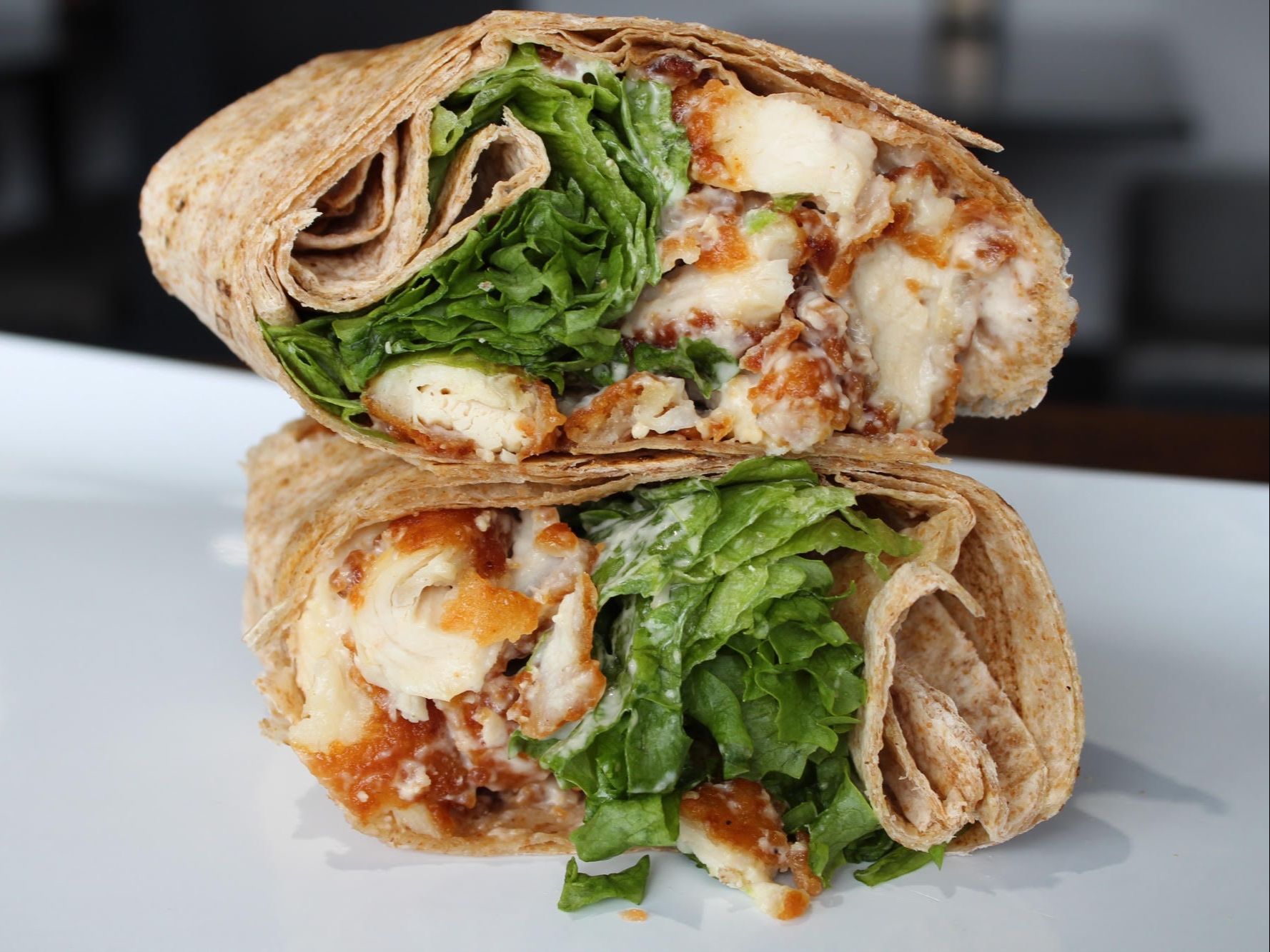 Crispy Chicken Caesar Wrap