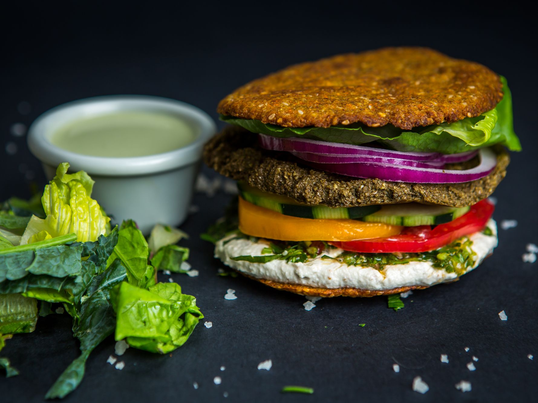 Falafel Burger.