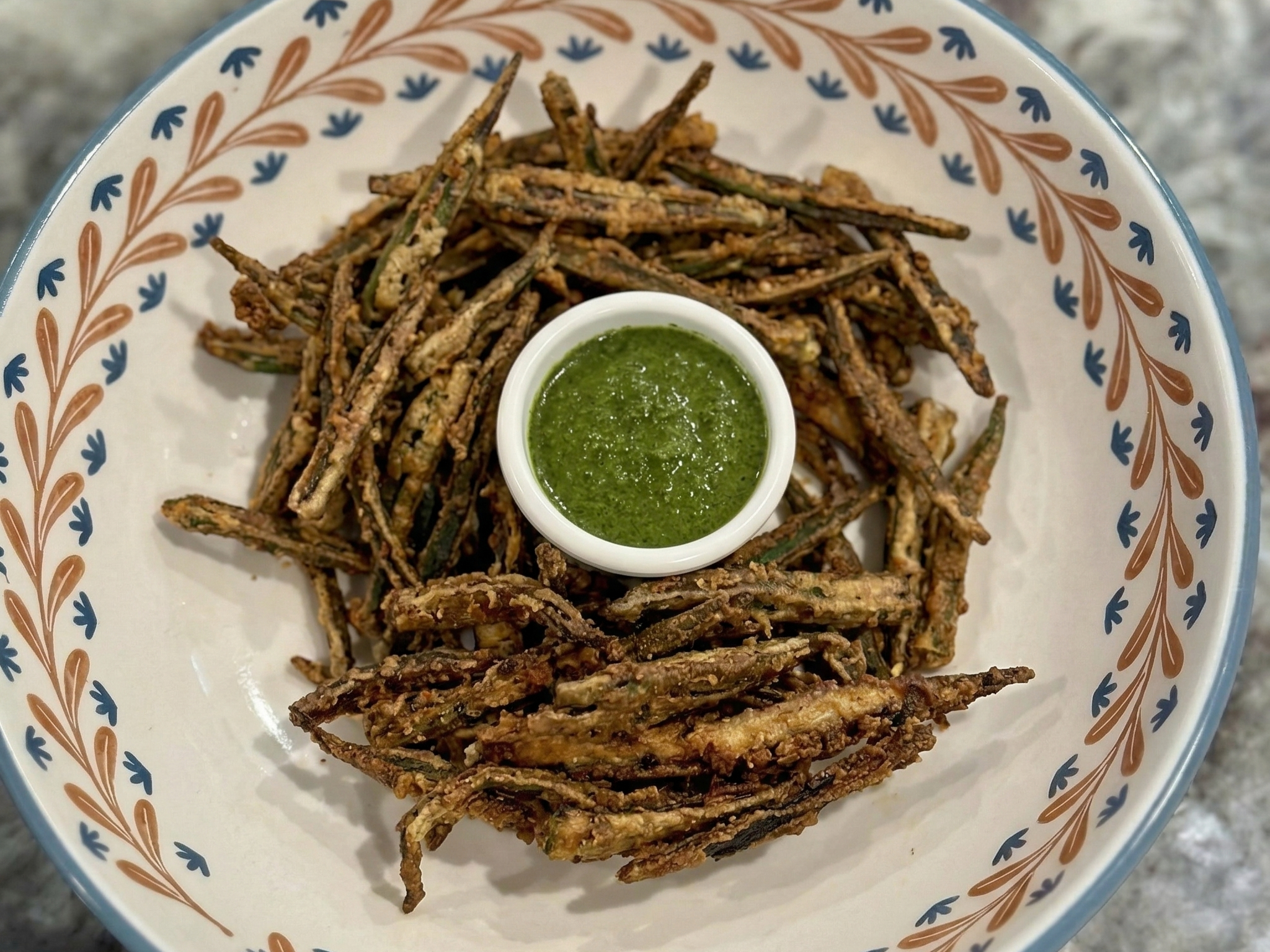 Okra Fries.