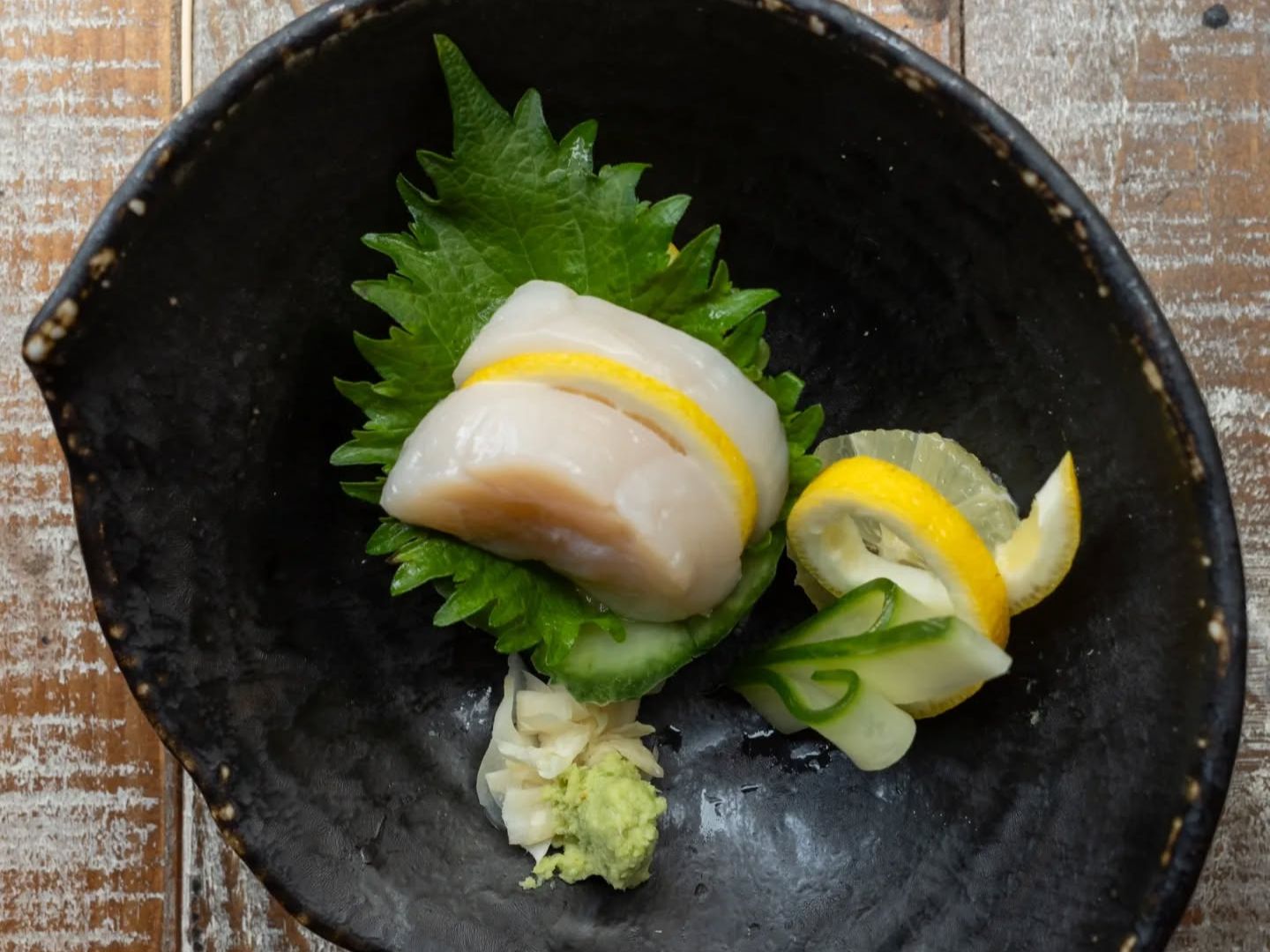 Hotate (Scallop) Sashimi.