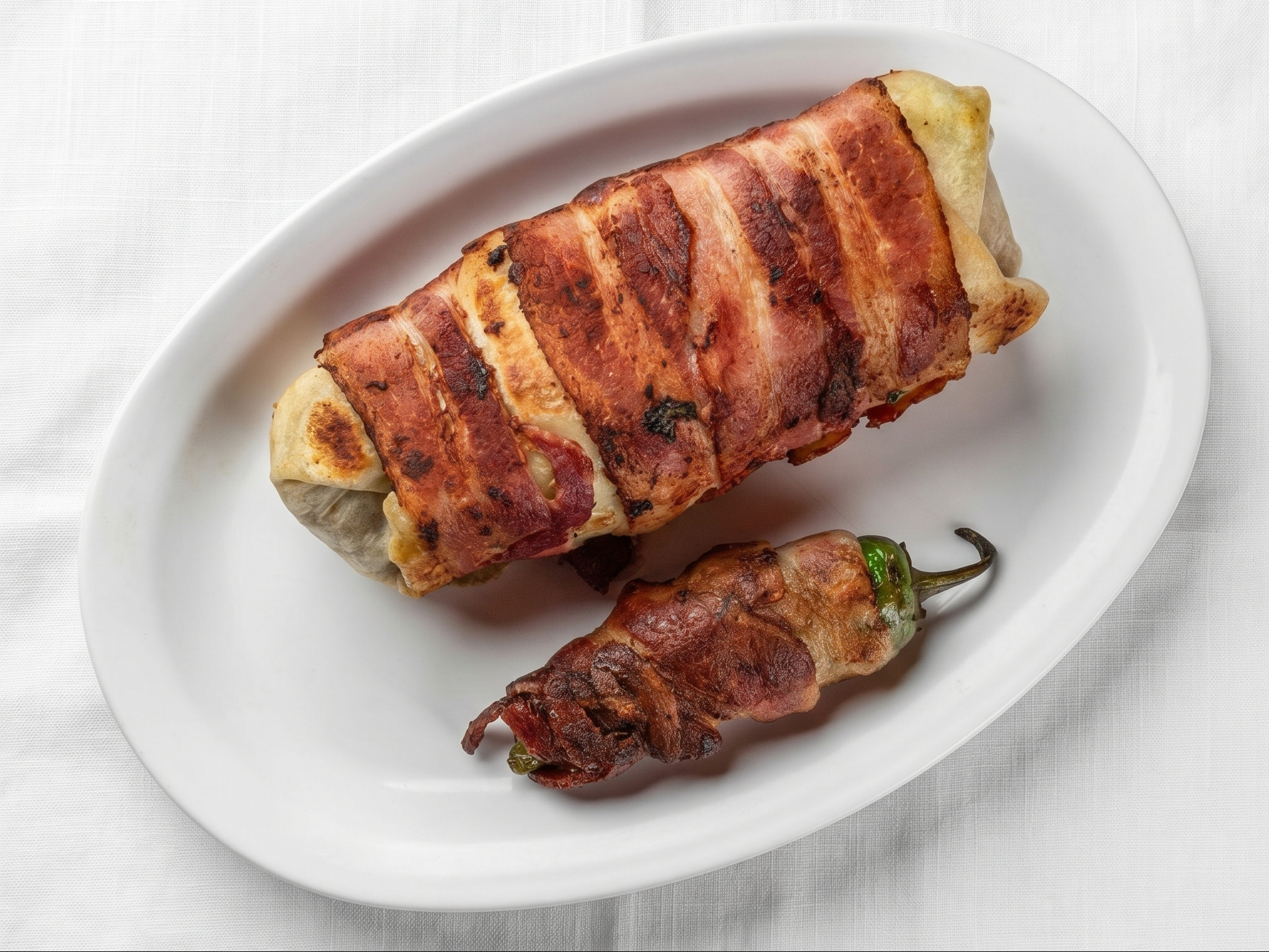 Bacon Wrapped Burrito.