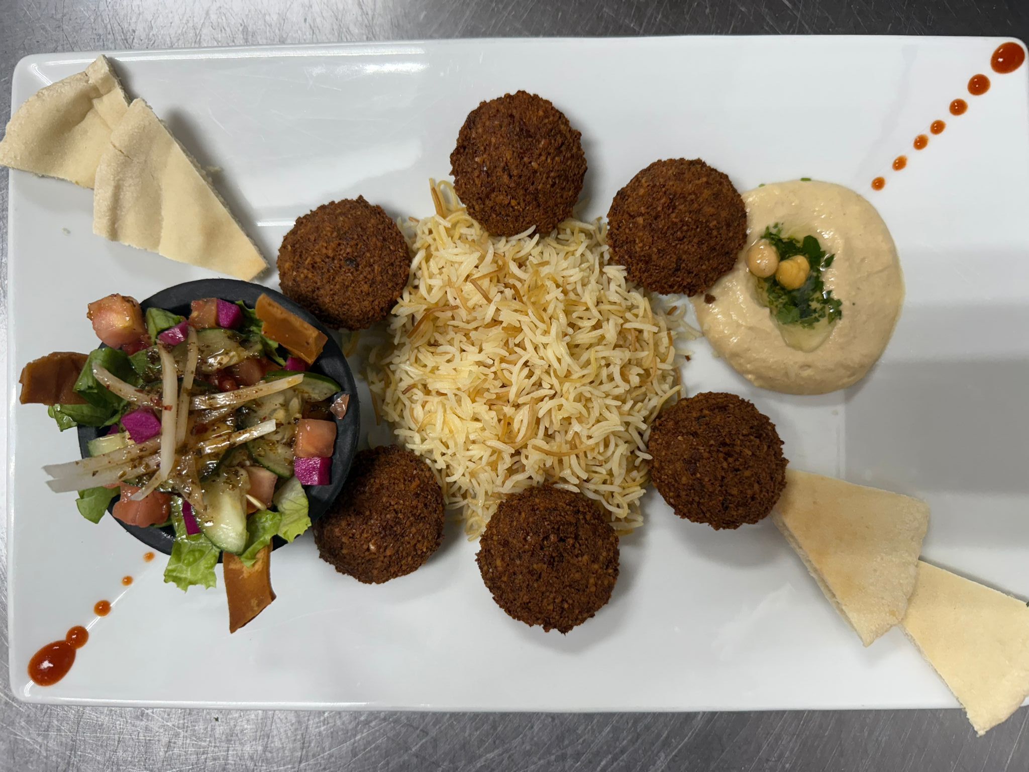 Falafel Plate.
