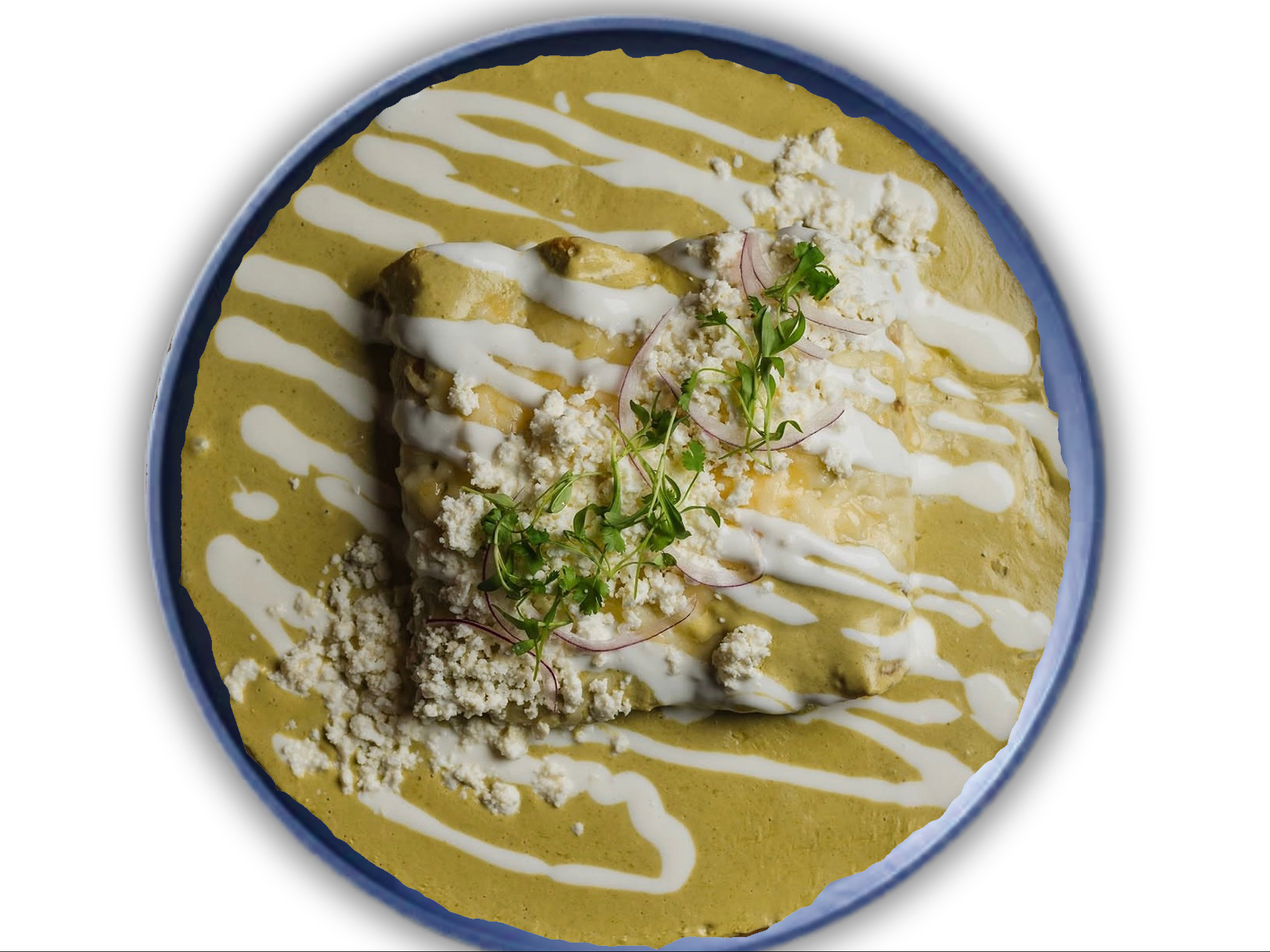 Enchiladas de Rajas.