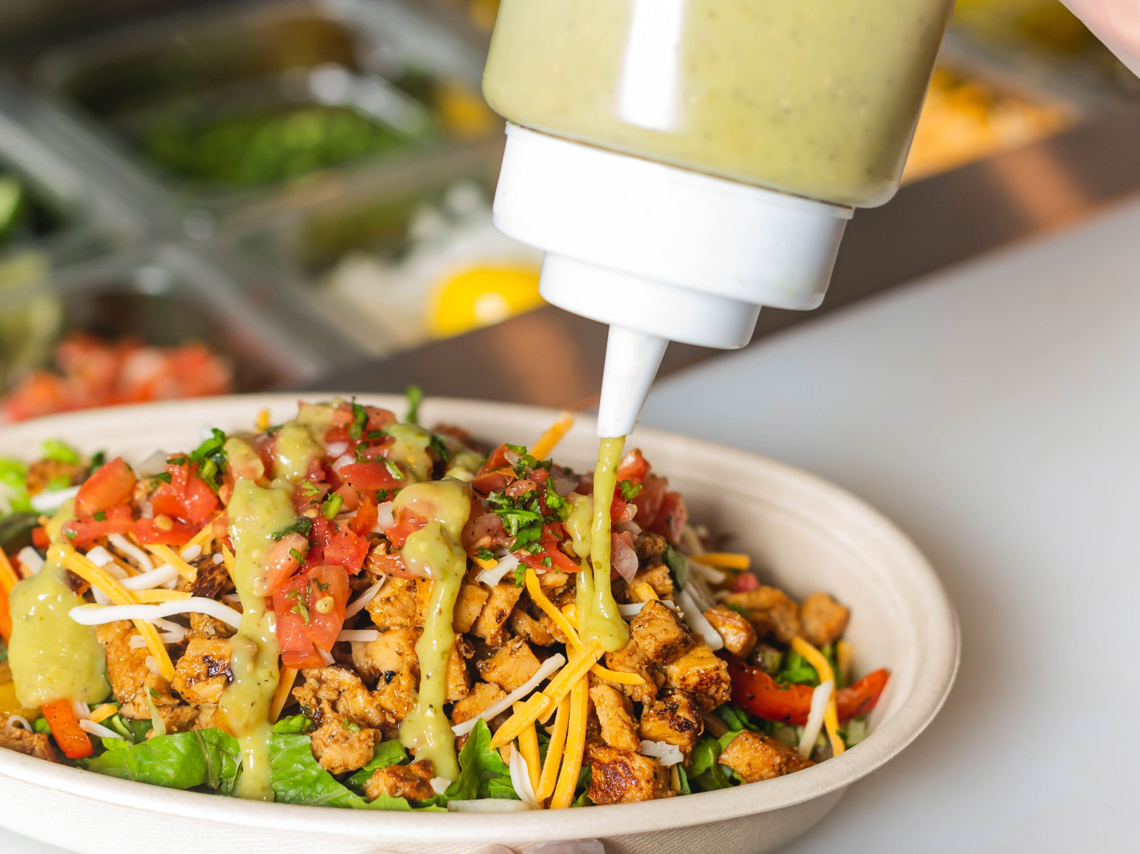 Sombrero Chicken Fajita Bowl.