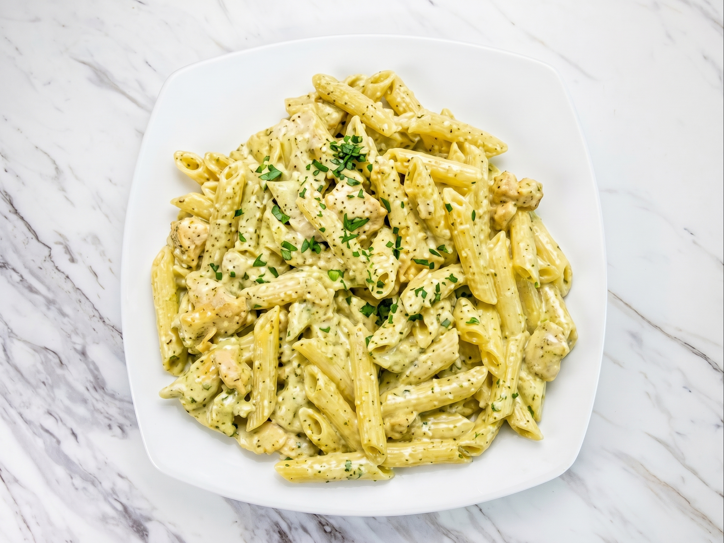 Penne Chic Pesto.