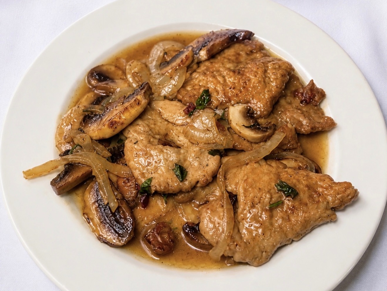 Chicken Marsala.