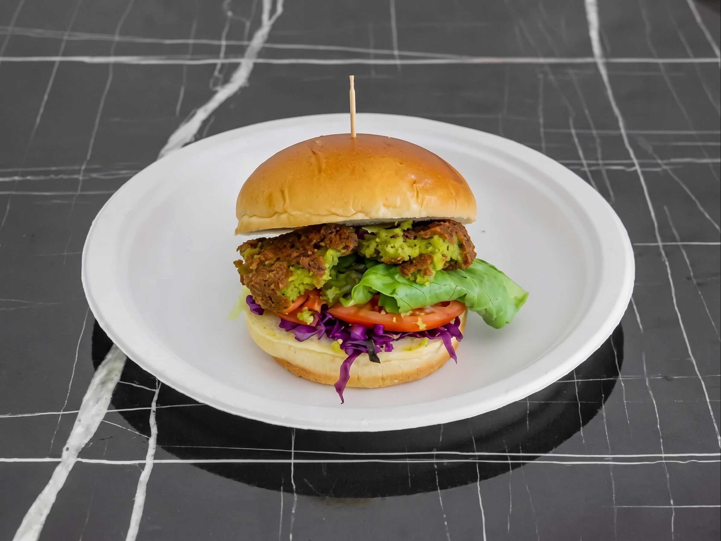 Falafel Burger.