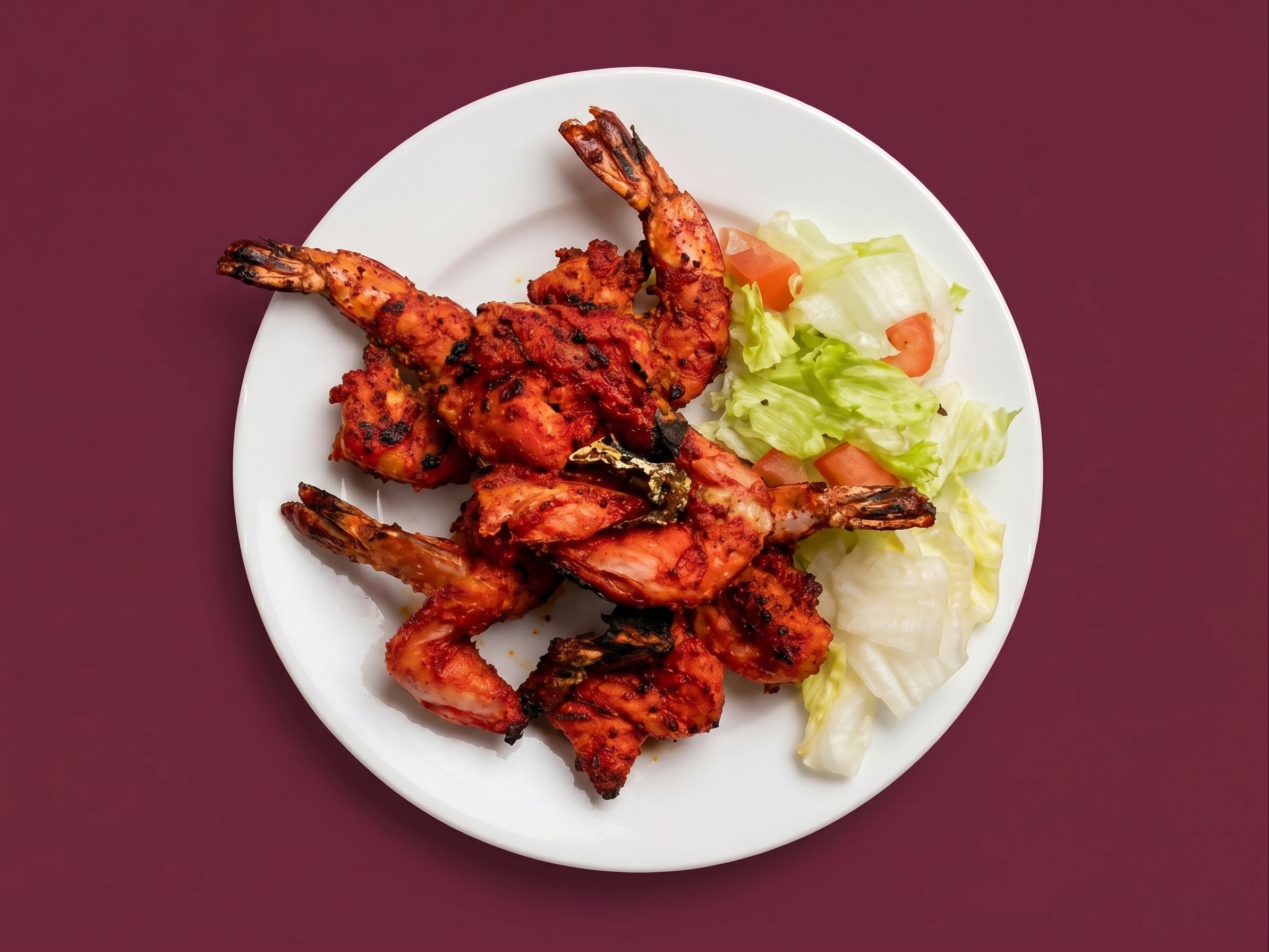 01. Tandoori King Prawns (S).