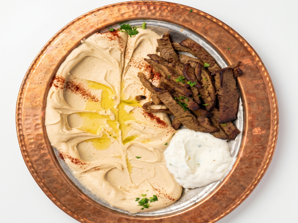 Gyros & Hummus.