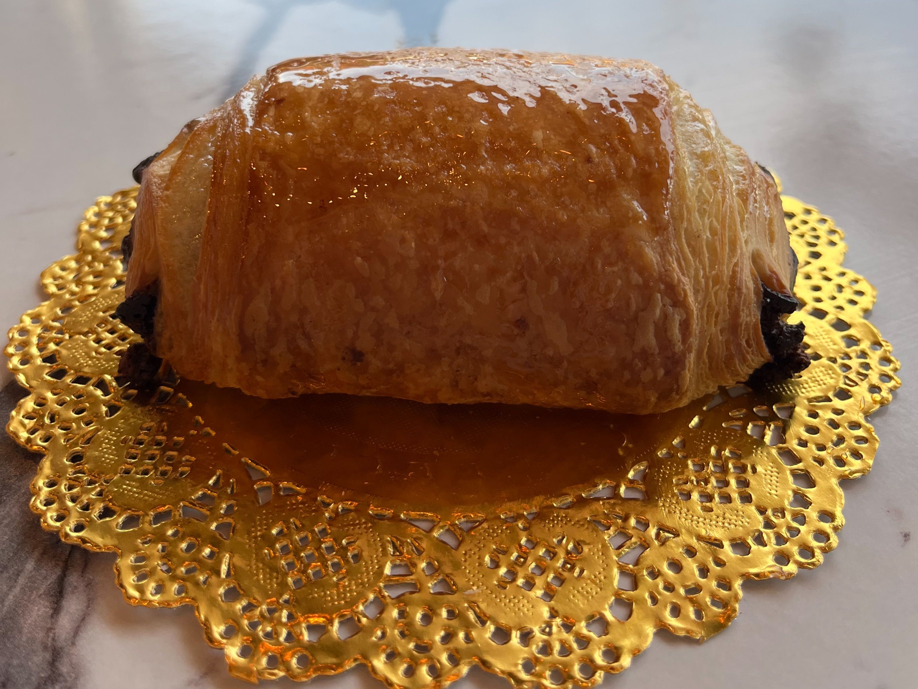 Butter Chocolatine Croissant.