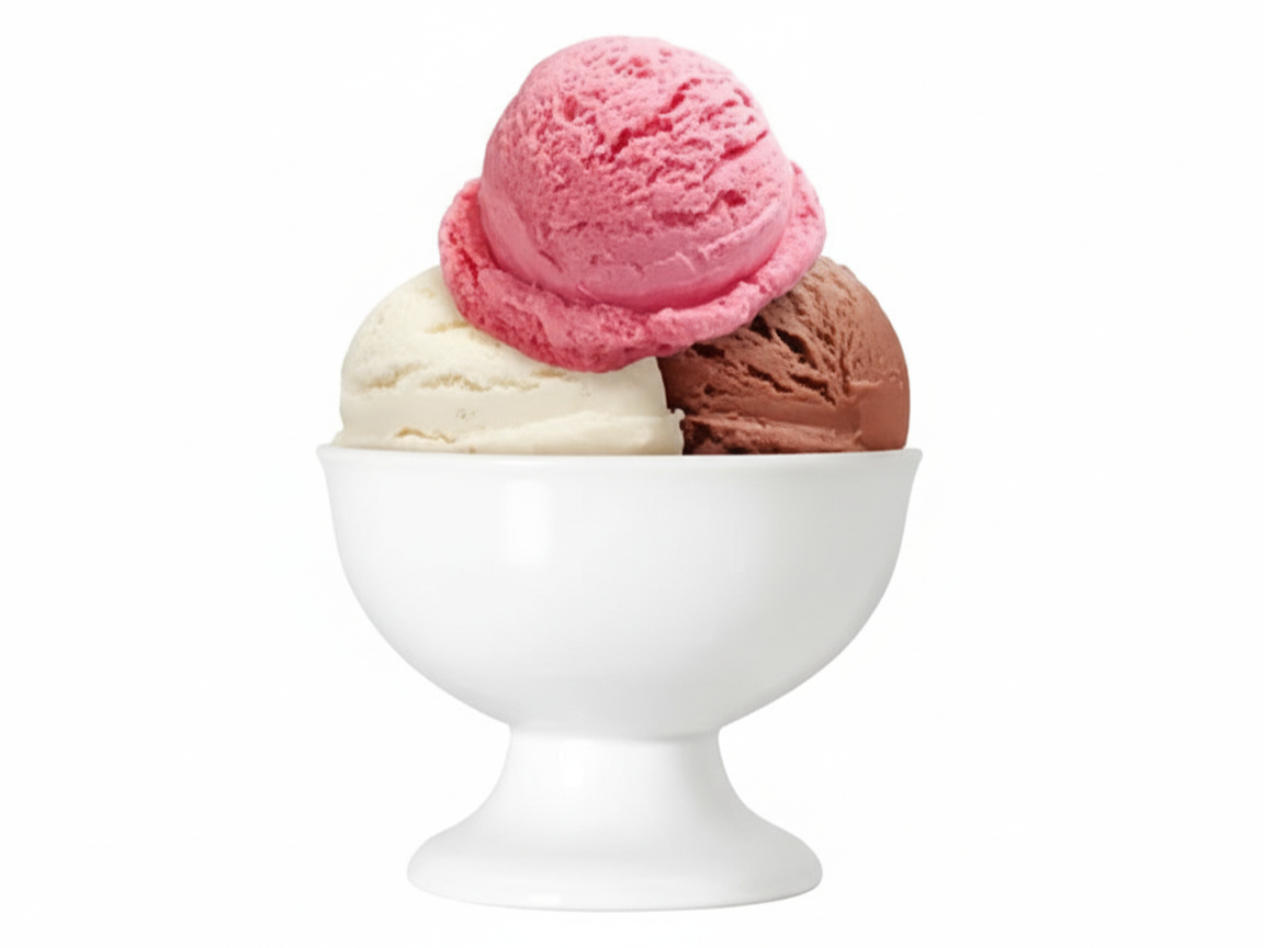 Assorted Ice Creams.