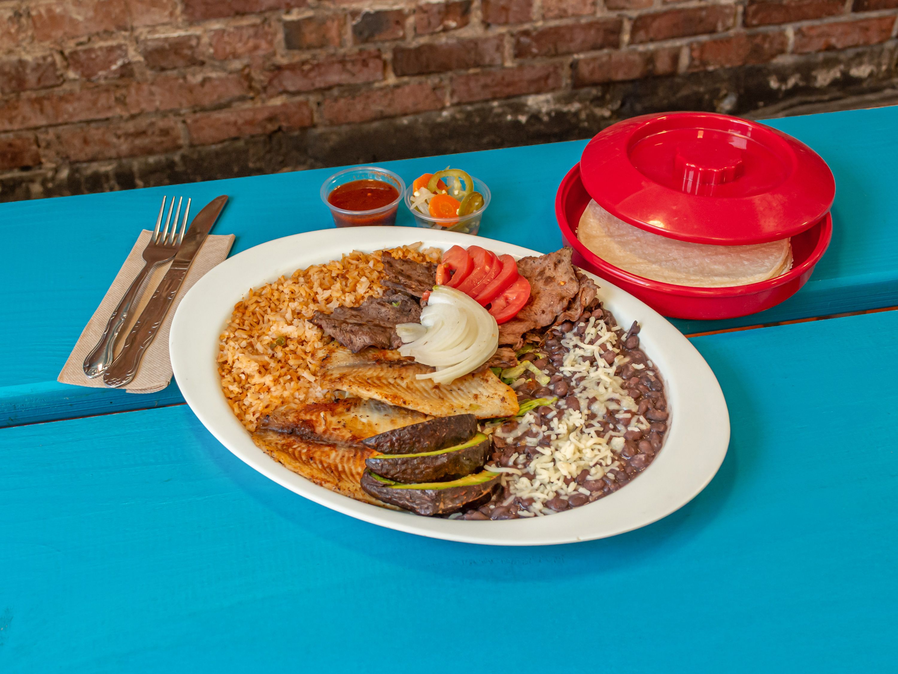 Surf And Turf Plate.