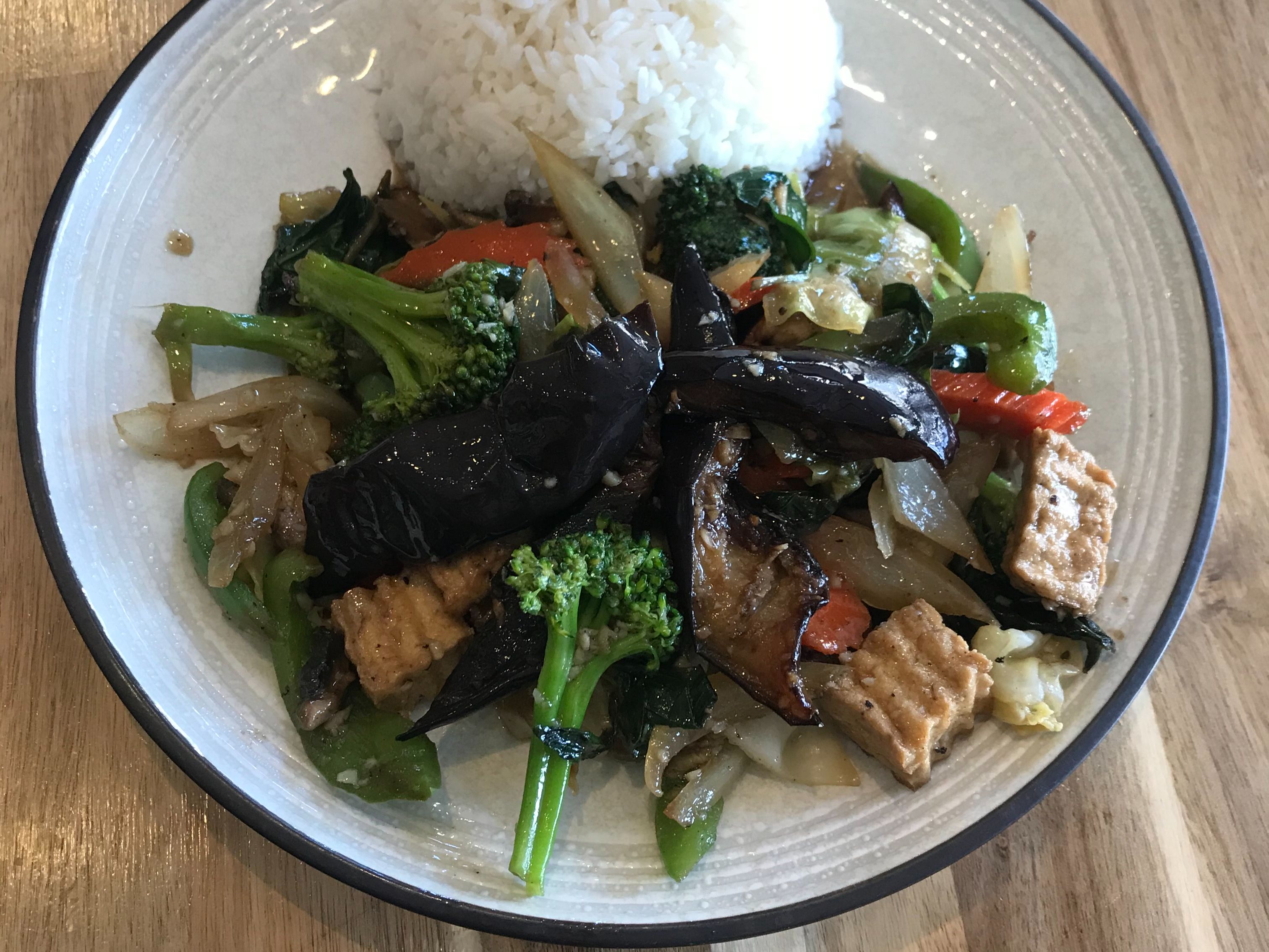 STIR FRY EGGPLANT.