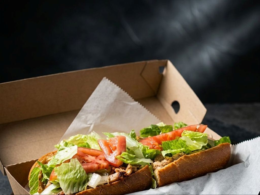 Chicken Cheesesteak Hoagie.