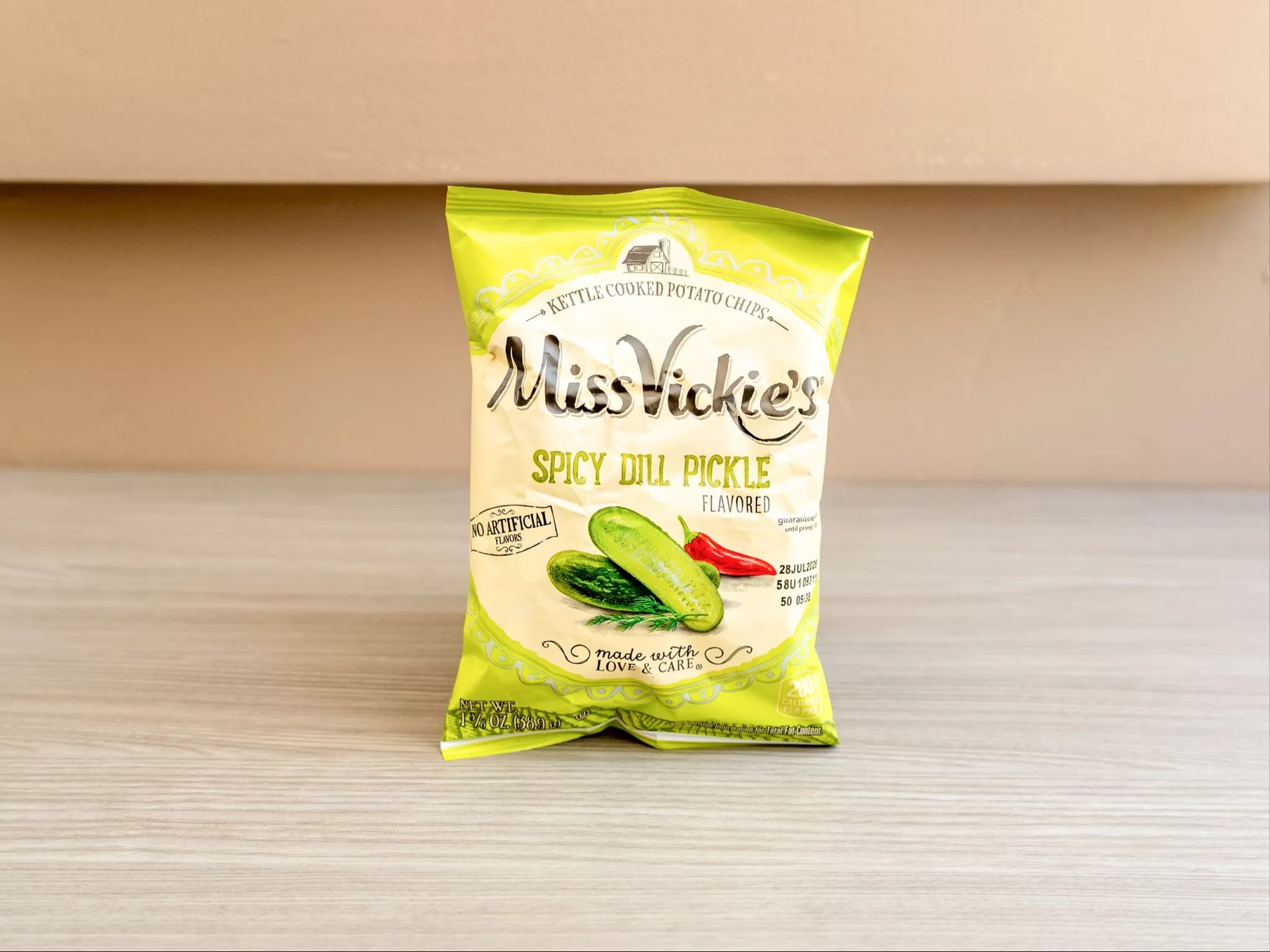 Miss Vickie's Spicy Dill Pickle.