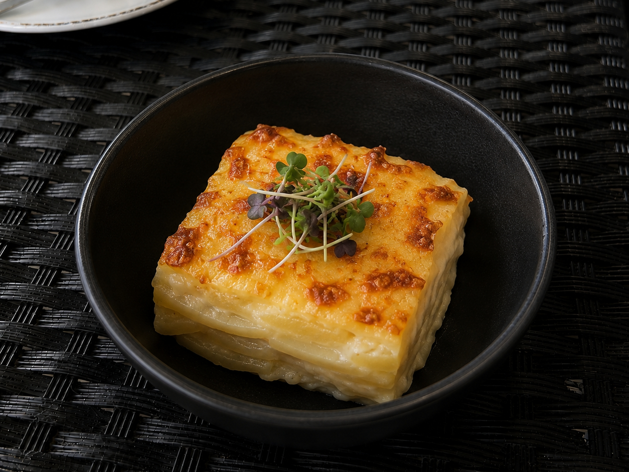House Potatoes (Potatoes Gratin with Cheese).
