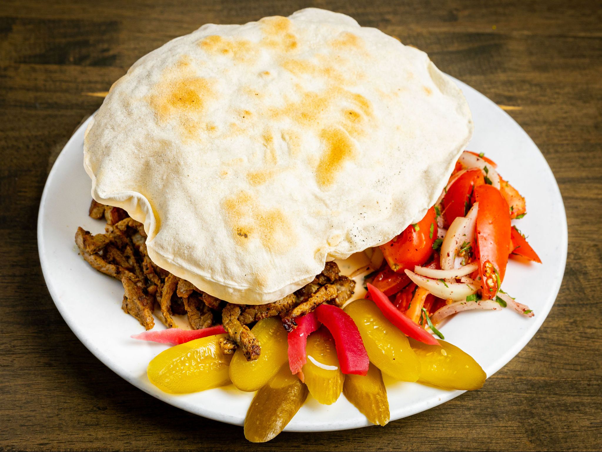 Beef Shawarma Plate.
