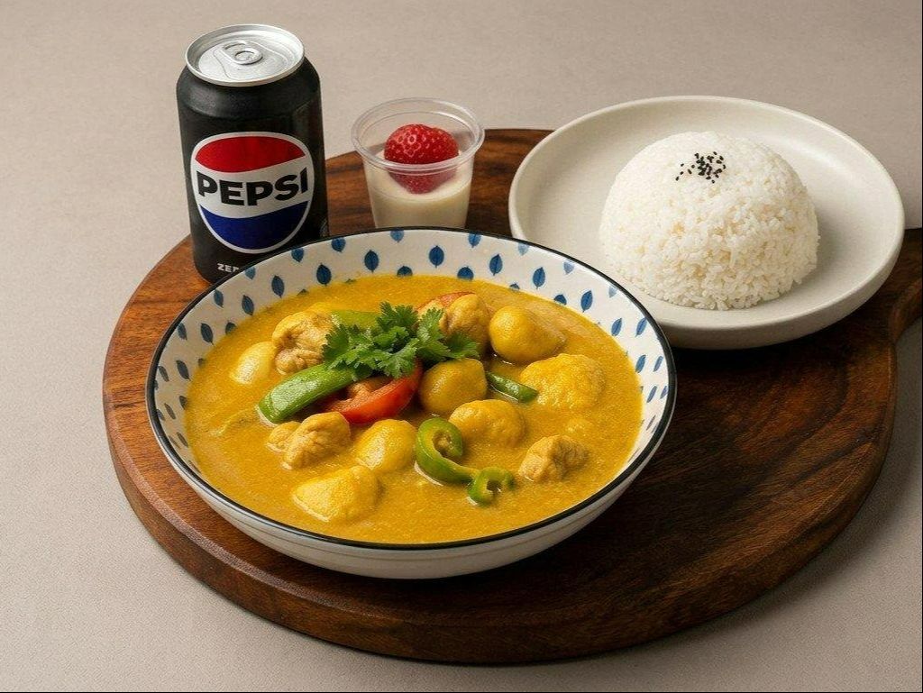 L - Coconut Chicken Curry.