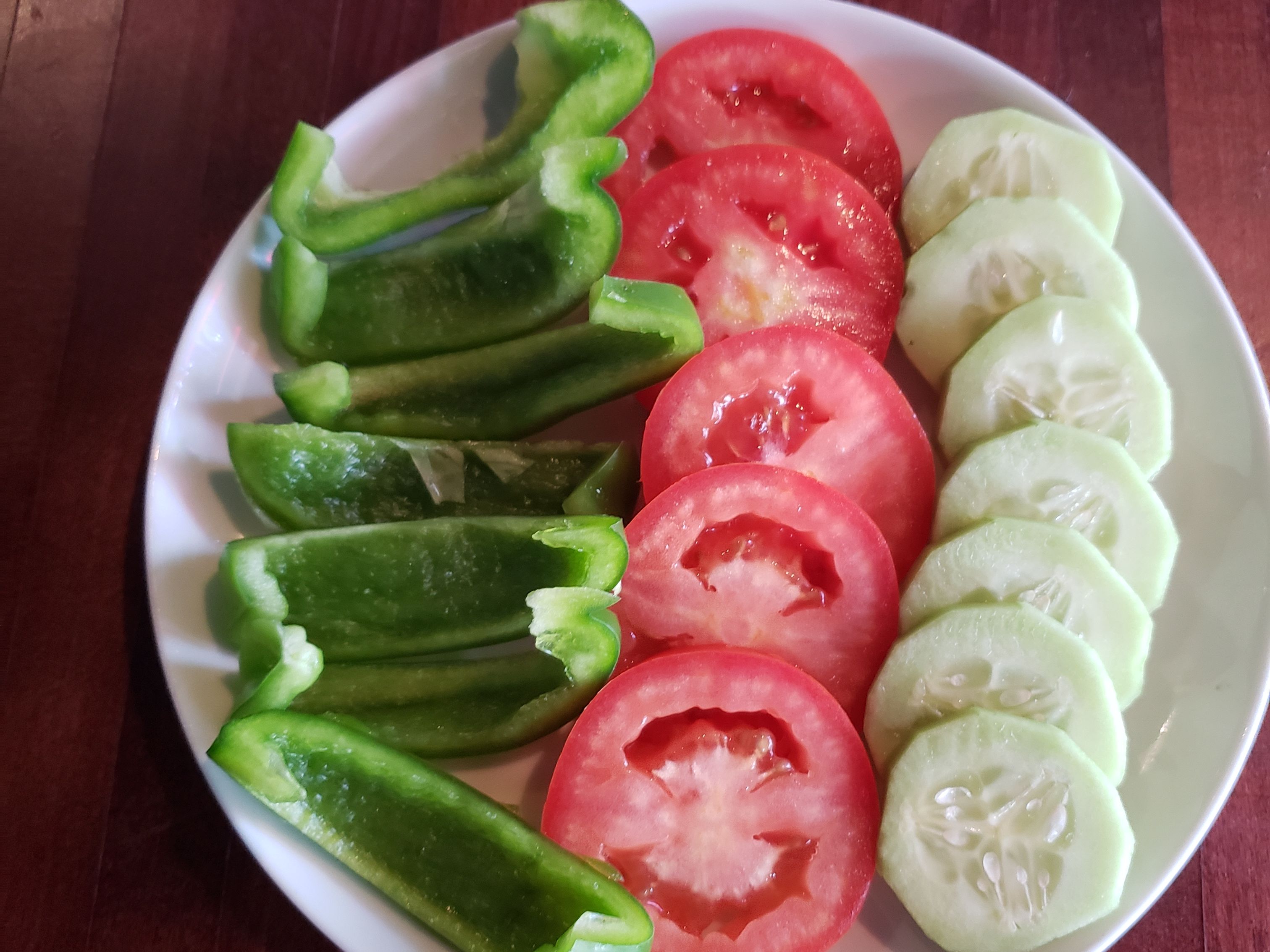 Side of Raw Vegetables.