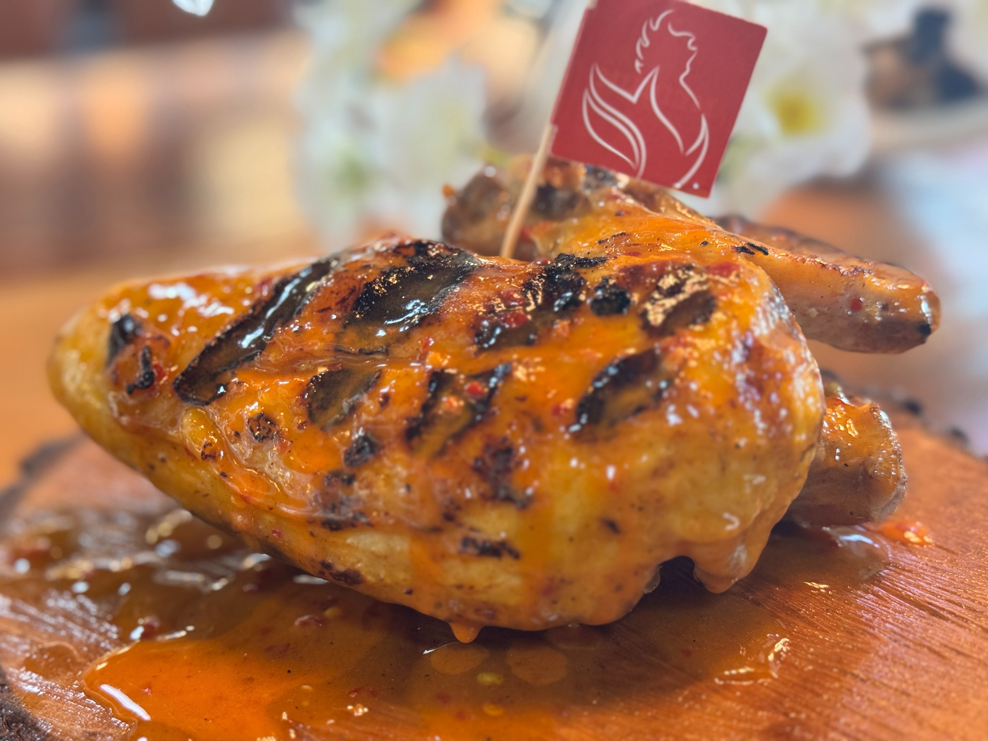 1/4 Chicken: Breast & Wing.