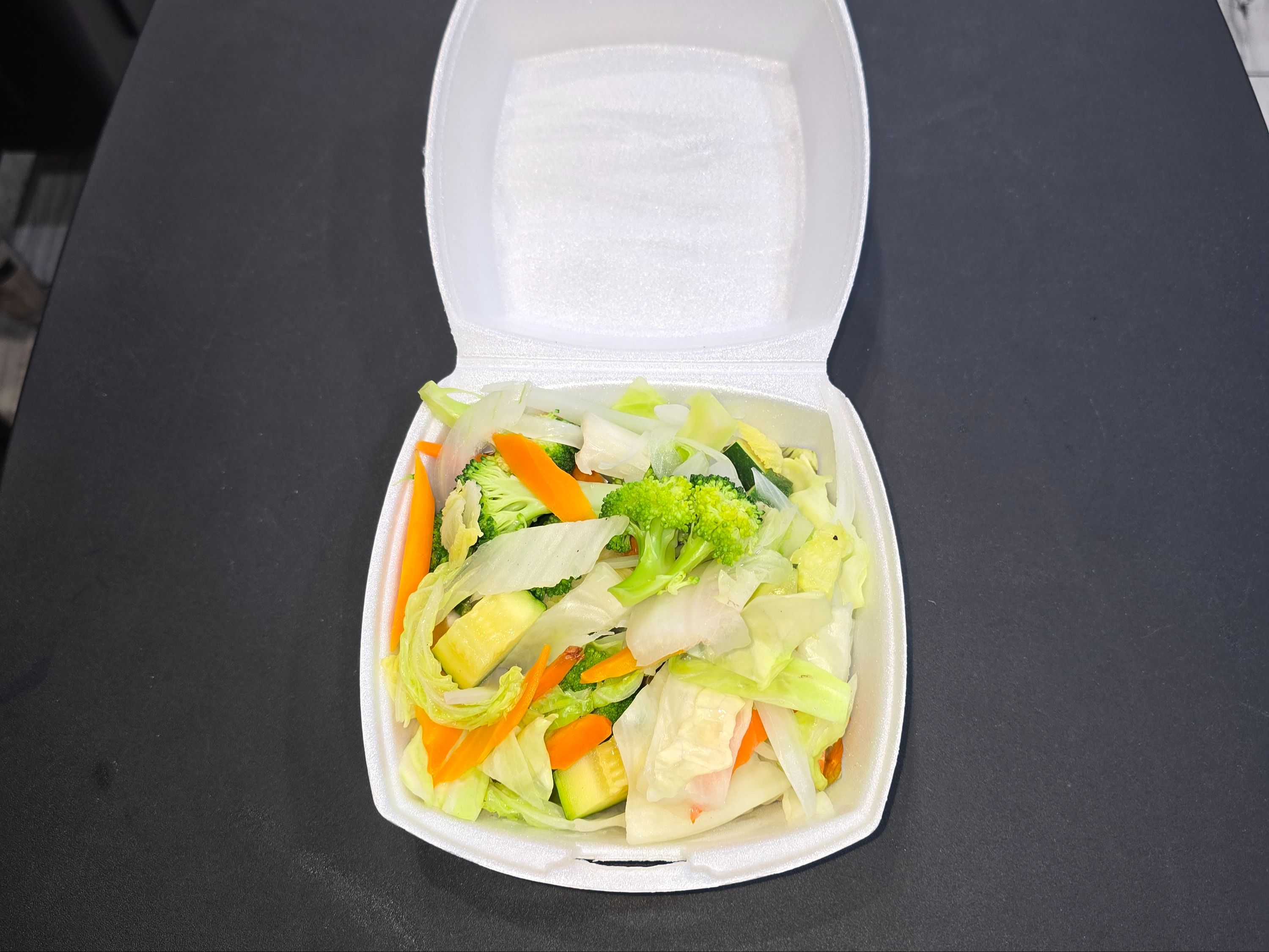 Steamed Mixed Veggies.