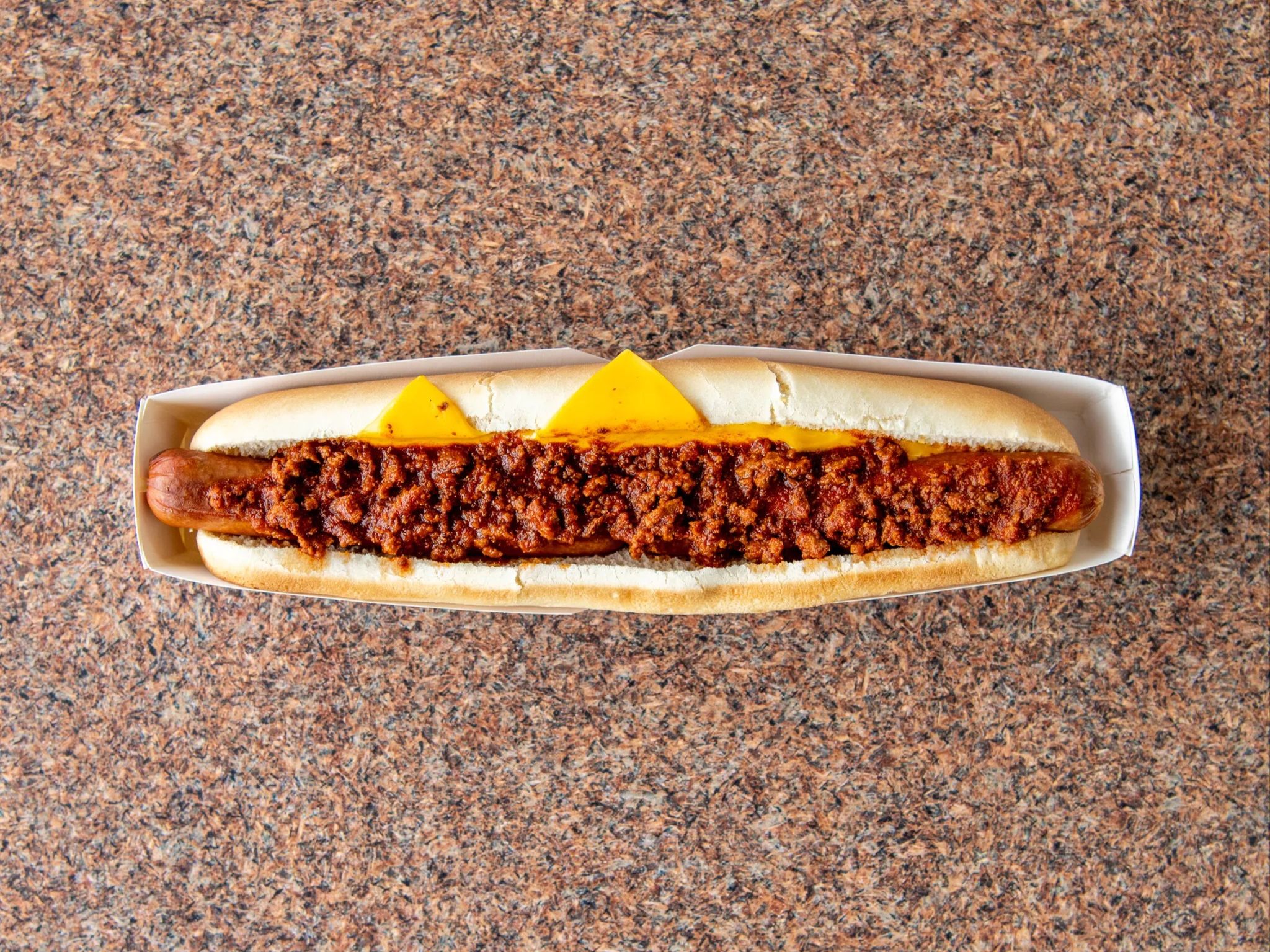 All Beef Footlong Hotdog.