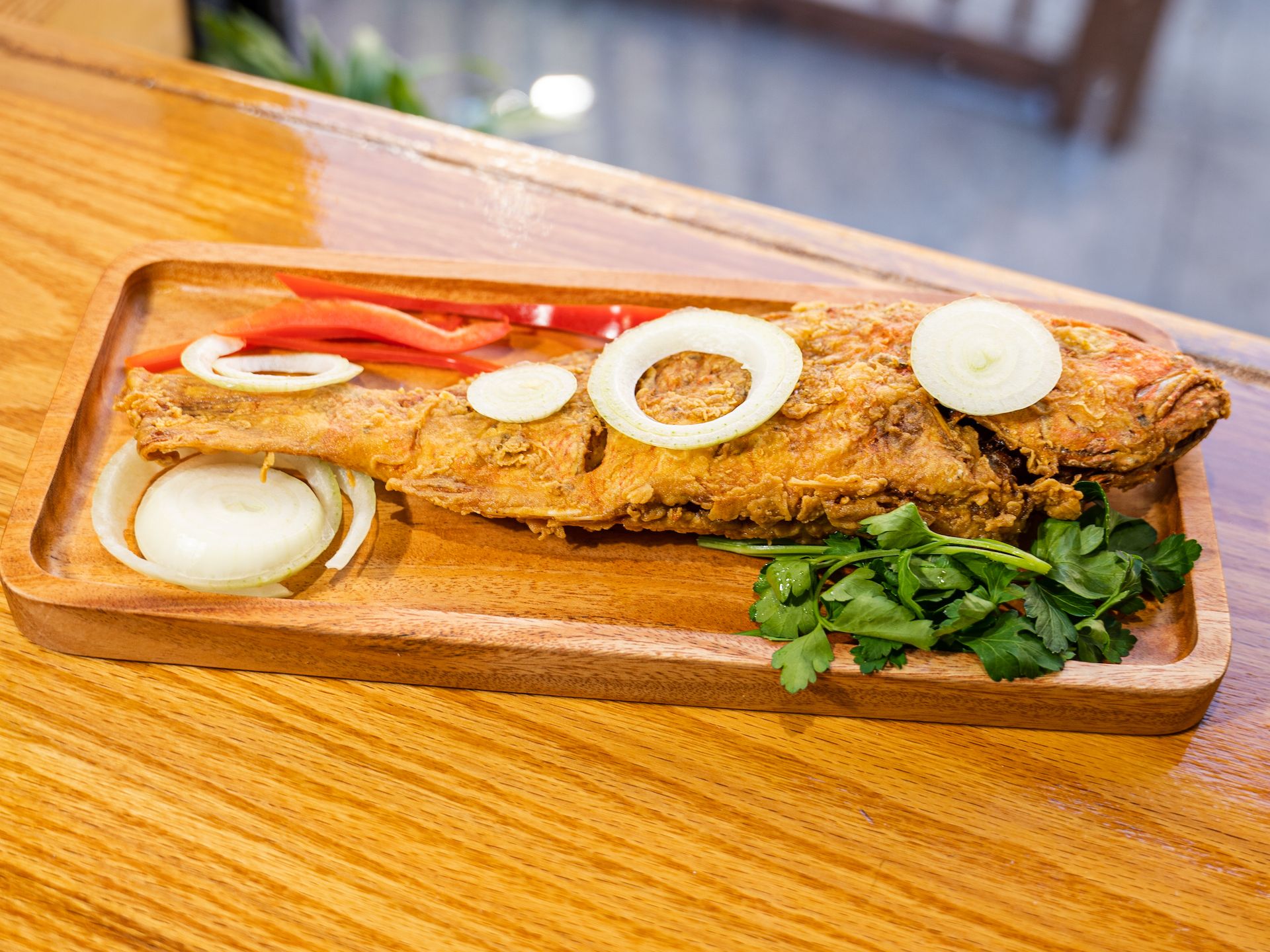 Fried Red Snapper only