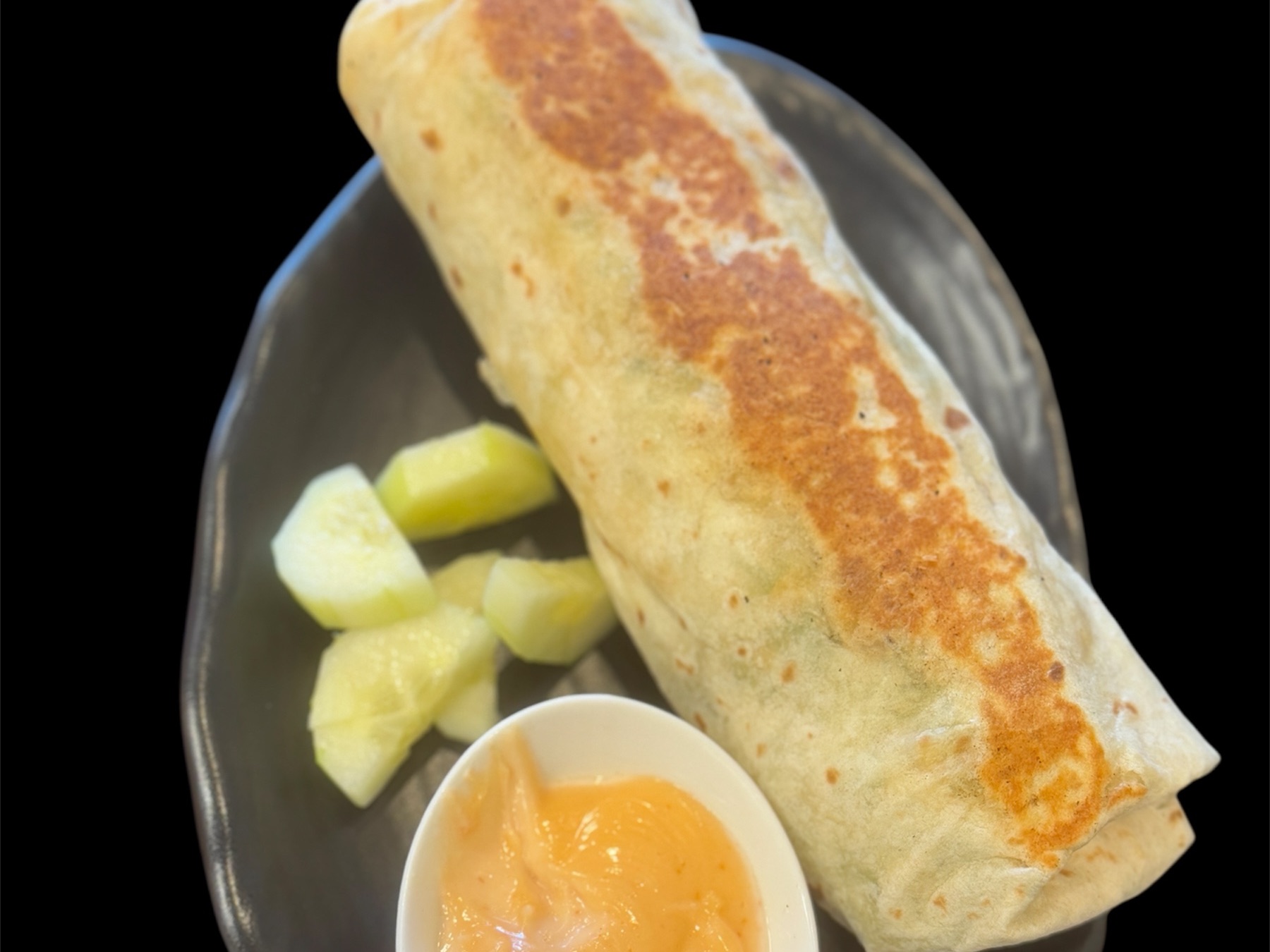 Chicken Shawarma ( Chicken ,Bread,Lettuce,Onion,Pepper,Sharjah Sauce).