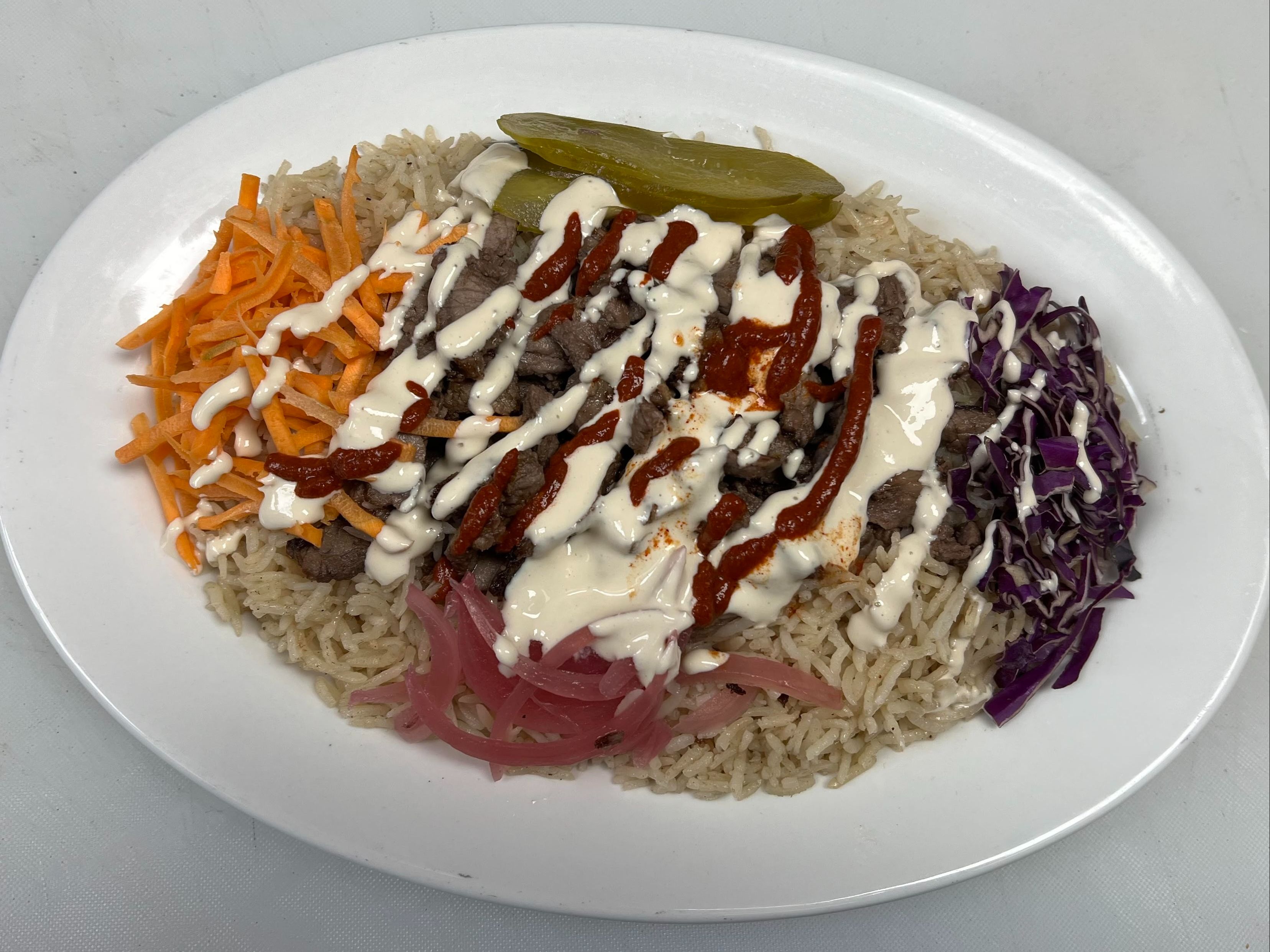 #5 Beef/ Lamb Shawarma Seasoned Rice