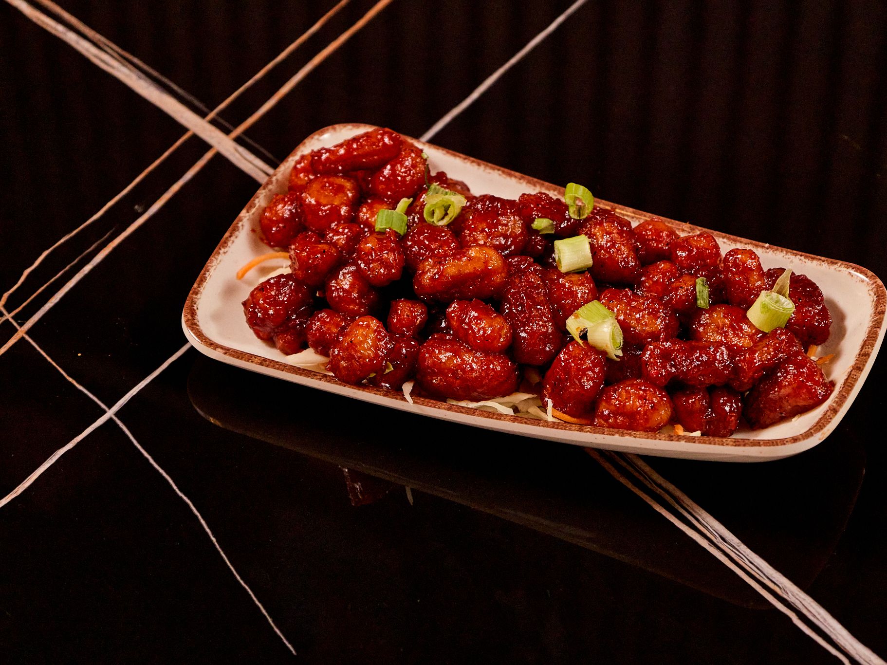 Baby Corn Manchurian.