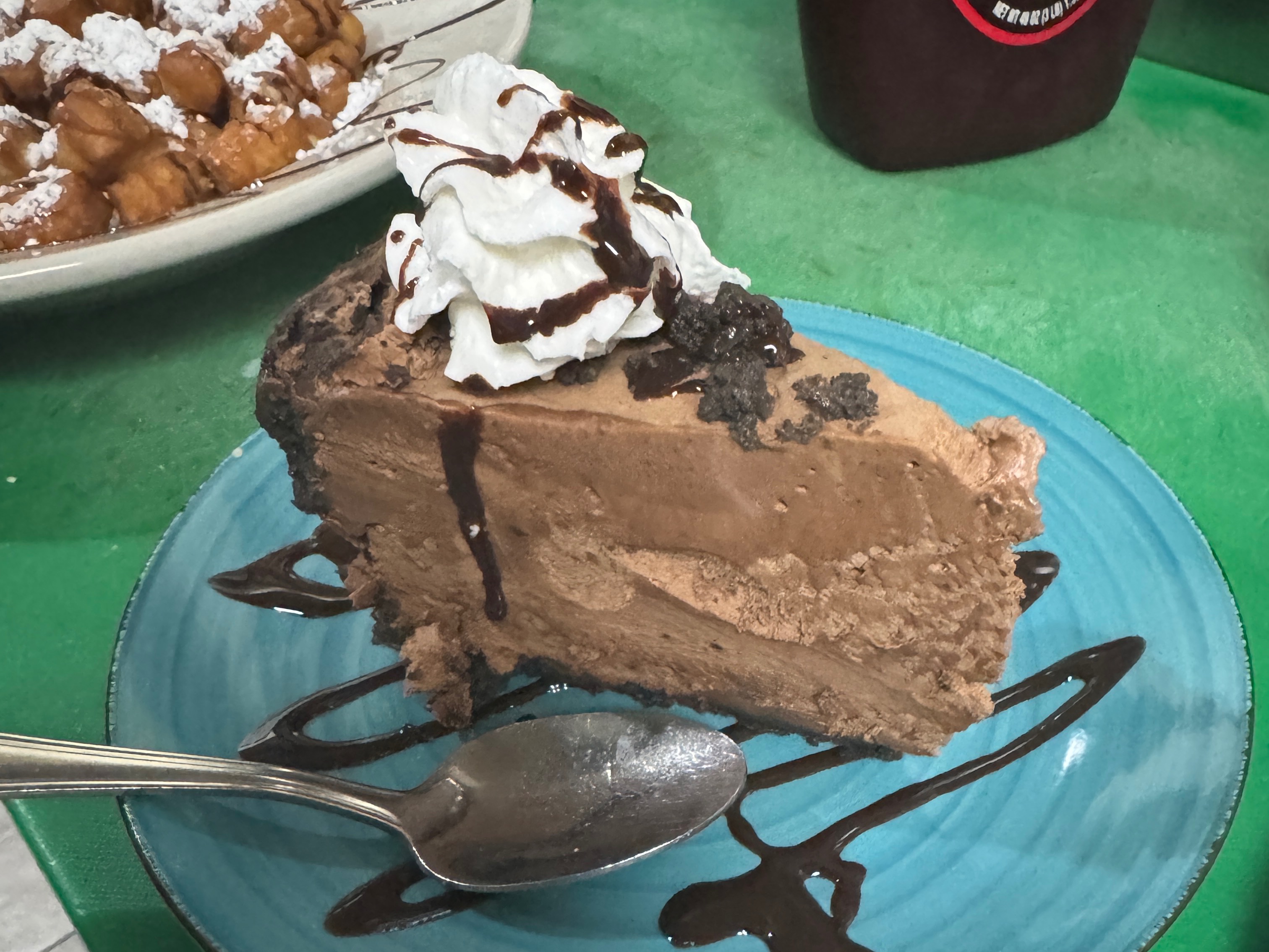 Dark Chocolate Mouse Cake.