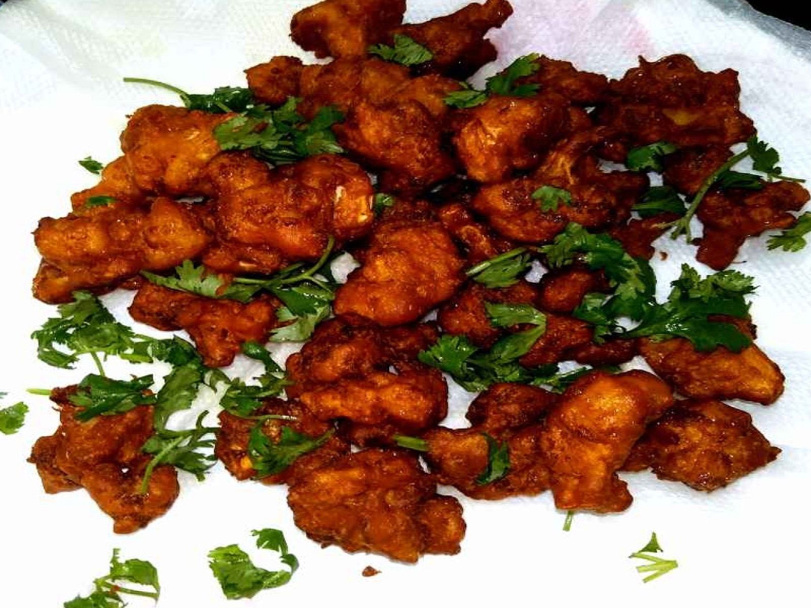 Cauliflower Pakoda.