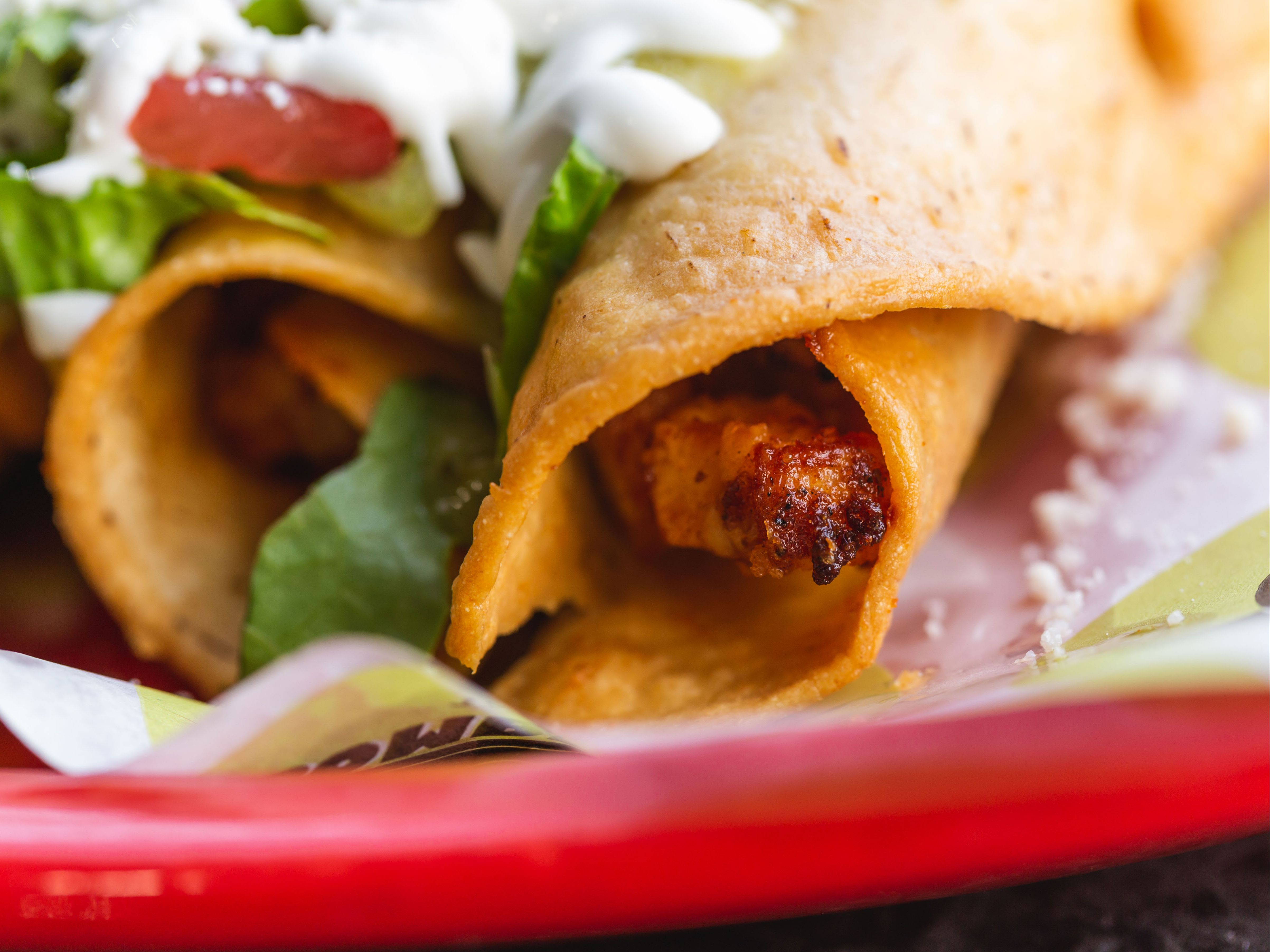Chicken Taquitos (Flautas).