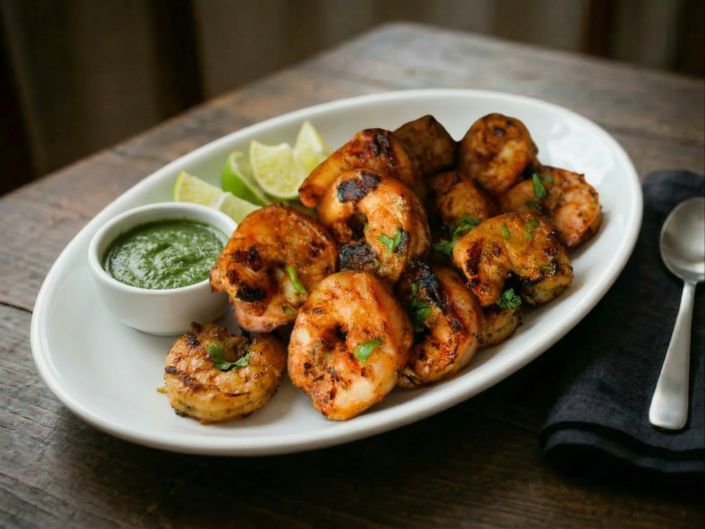 Tandoori Shrimp.
