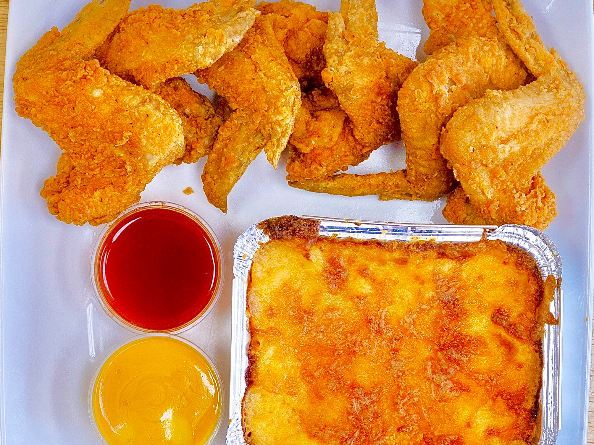 20 Wings & 4 Sides.