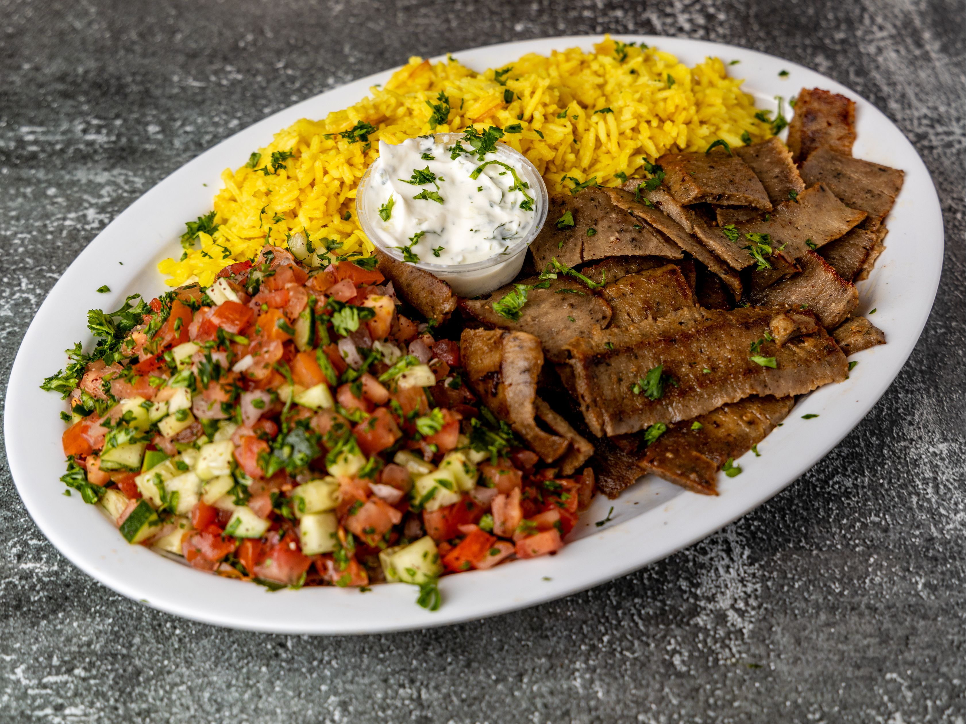 Gyro Platter.