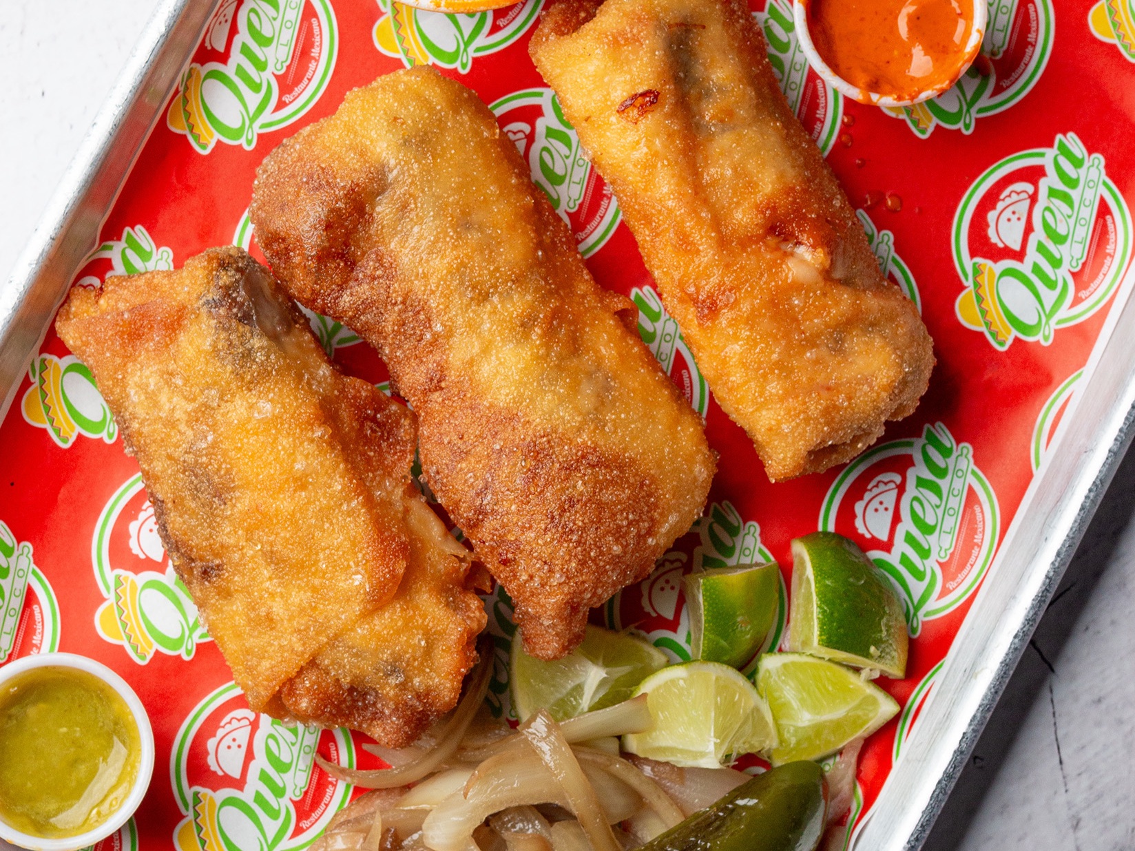 Birria Egg Rolls (10 ct).