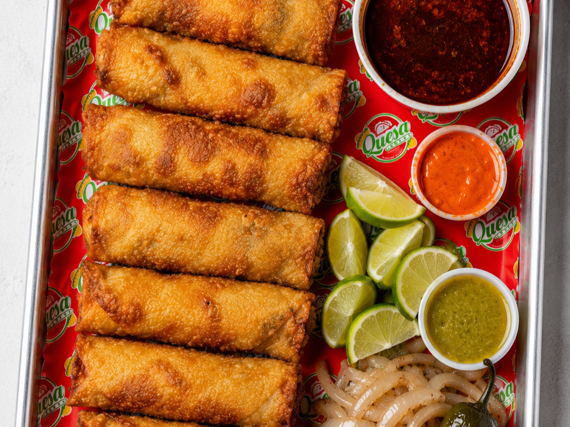 Birria Egg Rolls (10 ct).