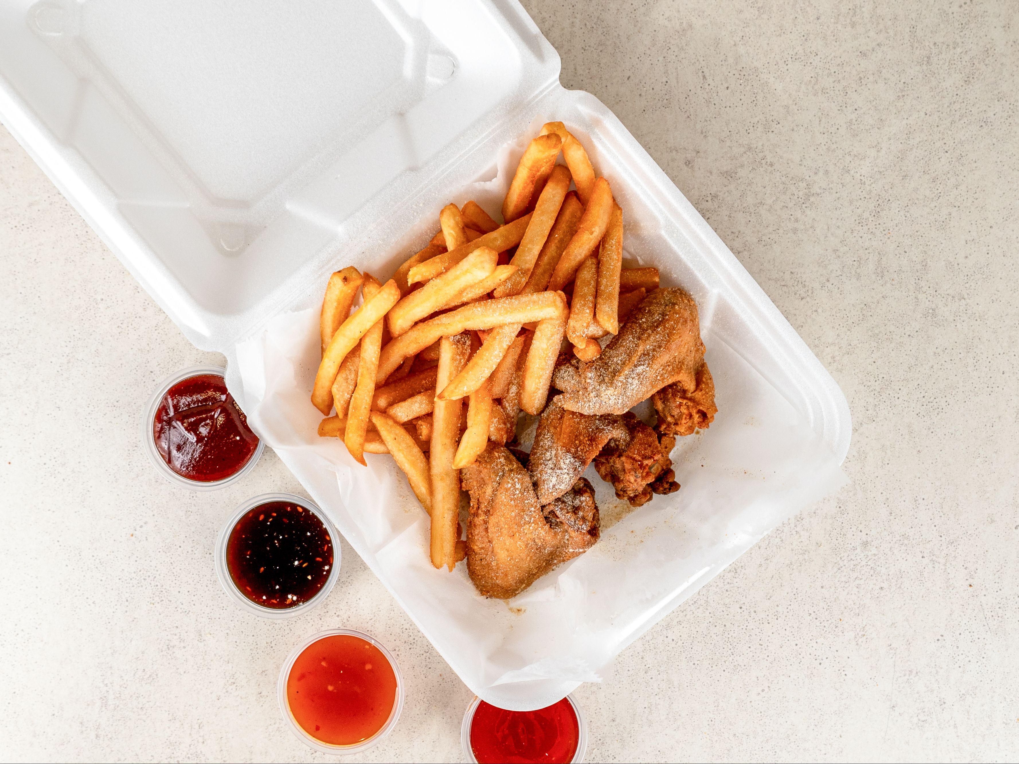 6pc Whole Wings.