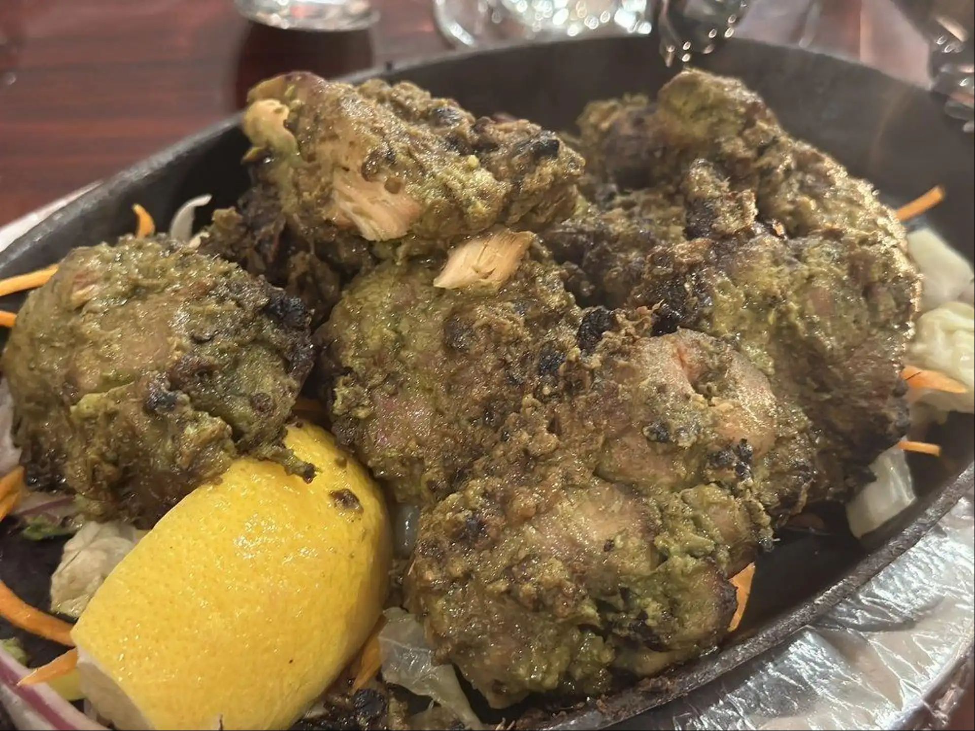 Hariyali Kebab.