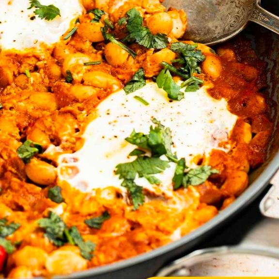 Fresh Beans And Eggs