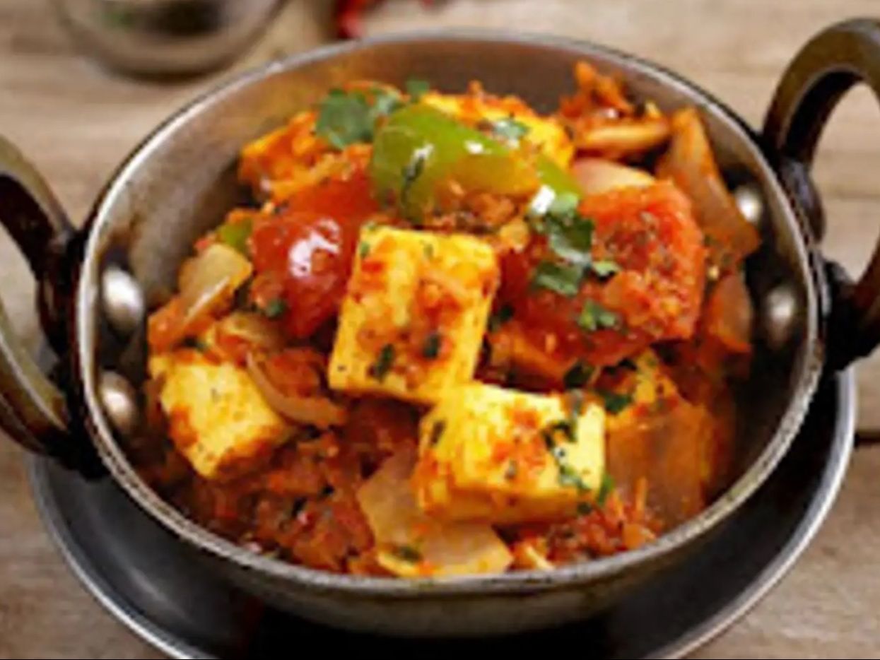 Kadhai Paneer.